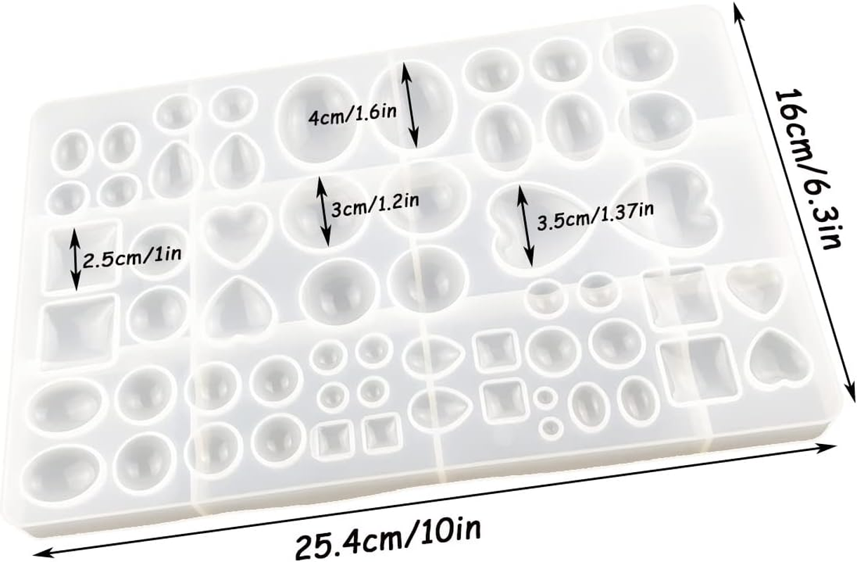 Silicone Resin Jewelry Casting Mold, Resin Jewelry Molds, for DIY Artcraft Project, Crafting, Gift Pendant, Pendant Earrings Making, Large image number 4