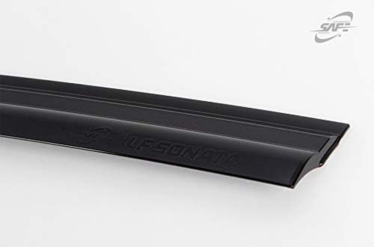 Safe Smoke Window Visor Sun Rain Vent Guard 4 Pcs Set Compatible with Sonata 2015-2018 Out Channel Visor image number 4