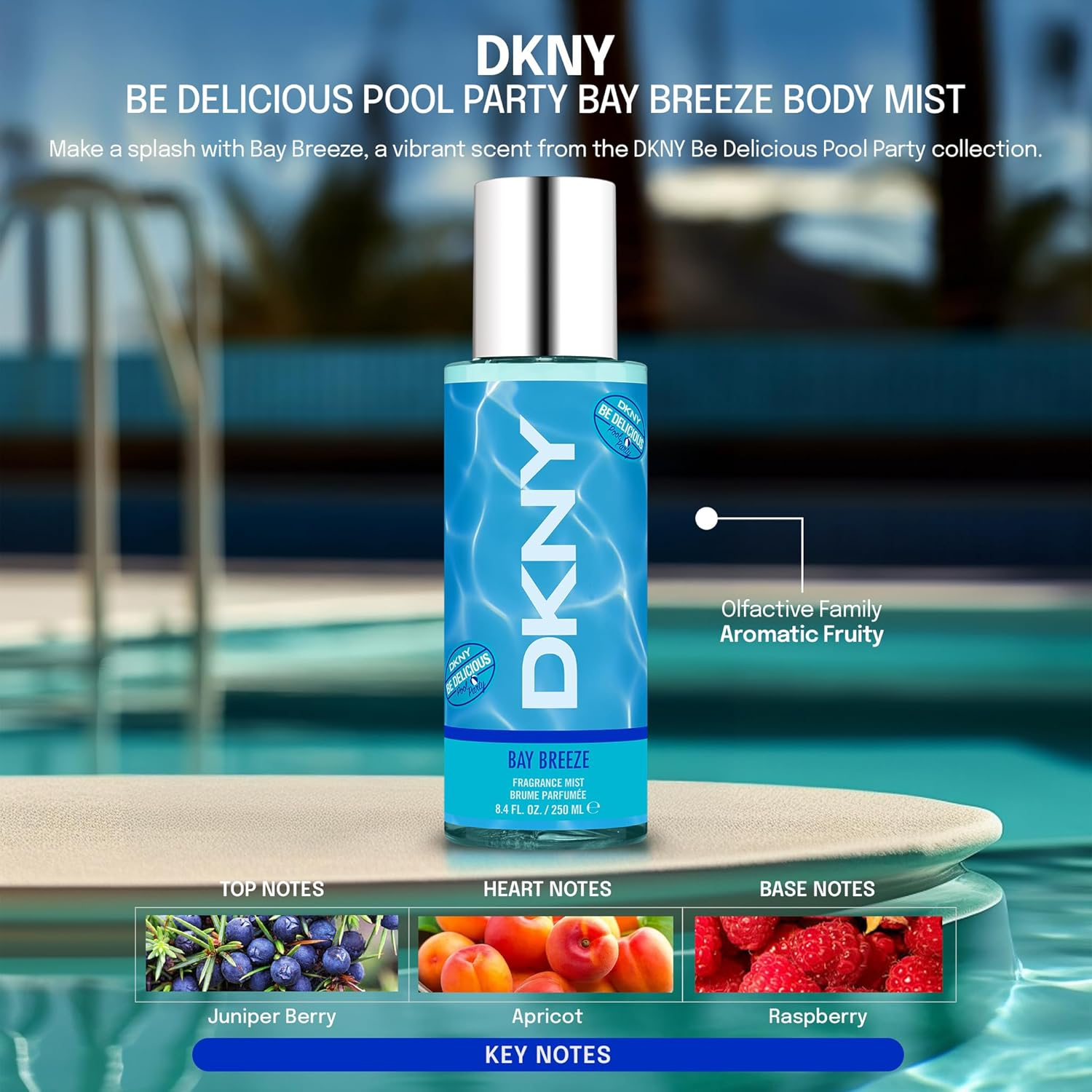 Be Delicious Pool Party Bay Breeze by Donna Karan for Women - 8.4 Oz Fragrance Mist image number 2