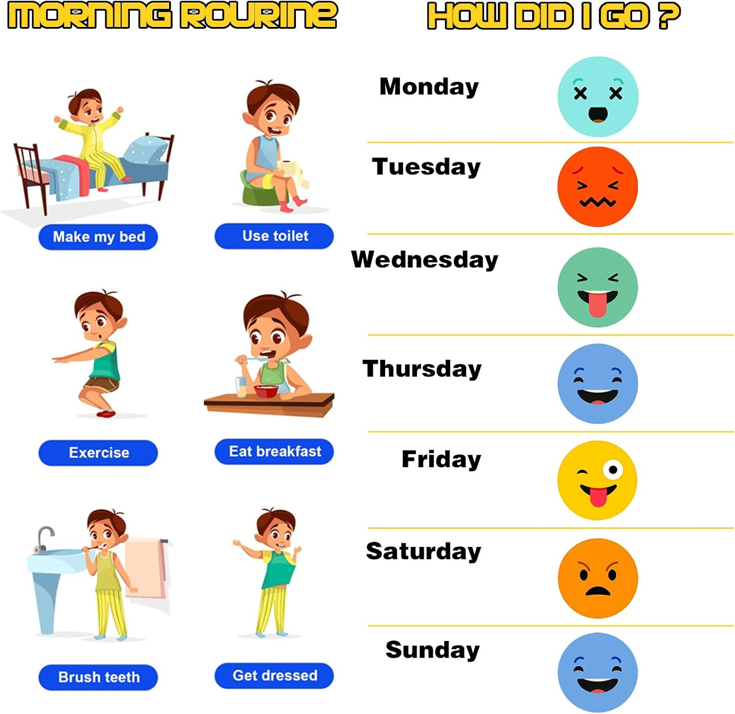 Eideos 1500 PCS Smiley Face Stickers Teachers Reward Stickers for Classroom 8 Colors Style Incentive Stickers Behavior Chart Stickers (1" Each, 3 Rolls) image number 1