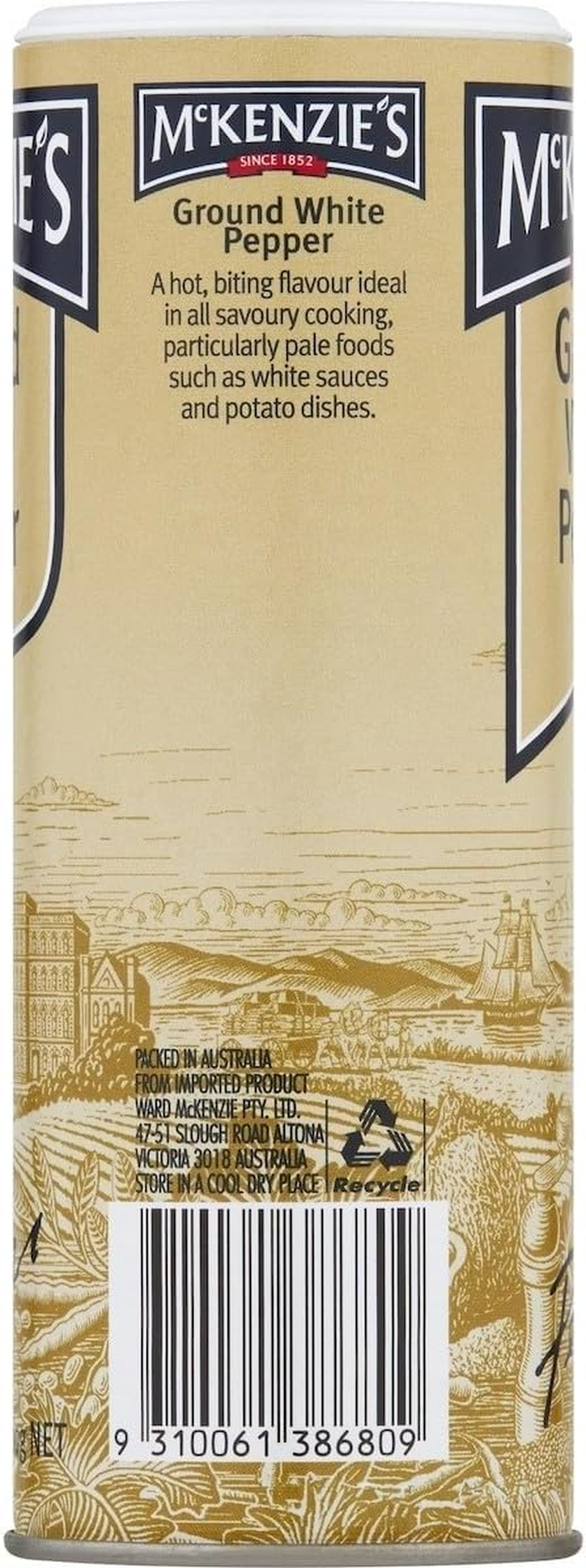 Mckenzies Ground White Pepper 50 G image number 1