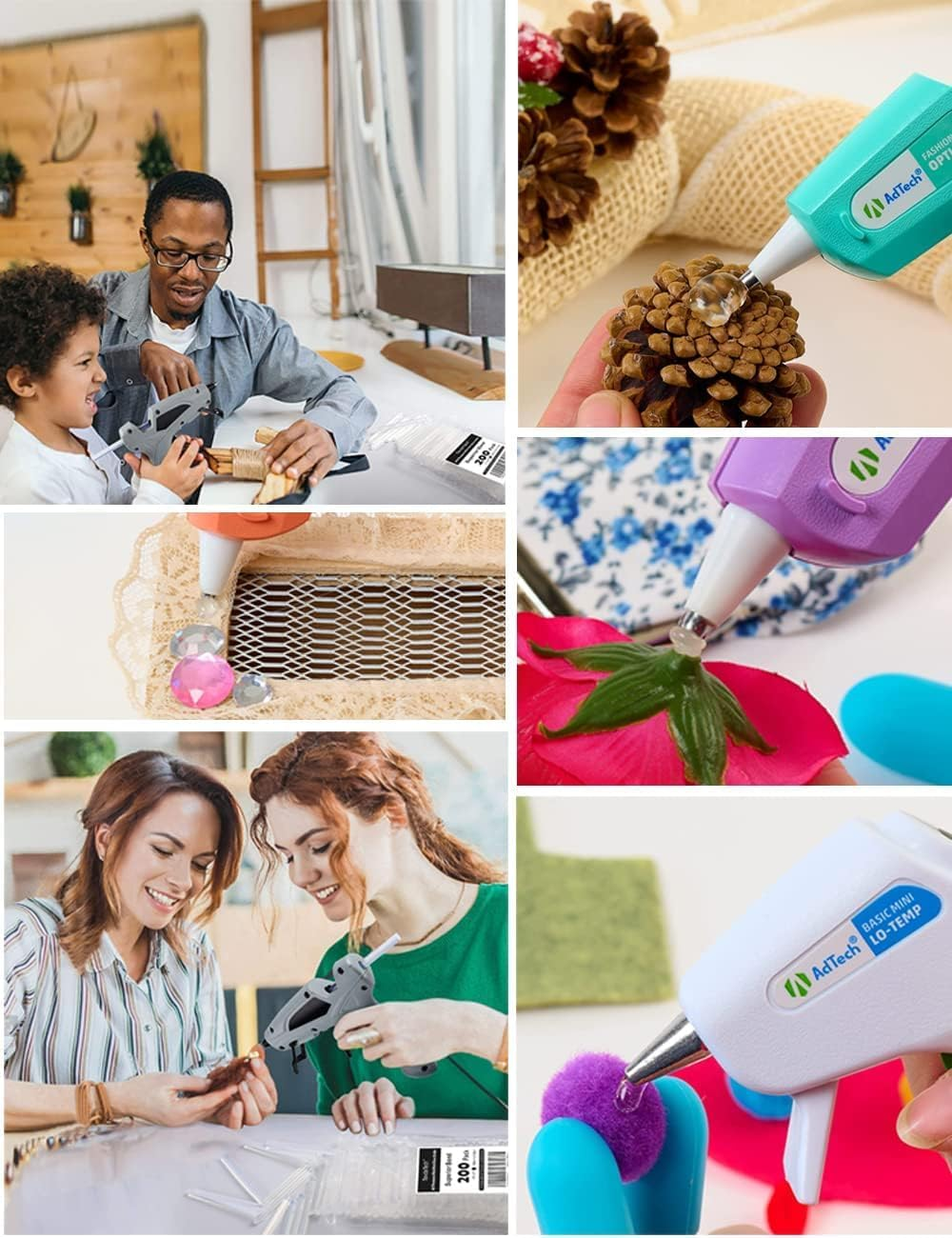 50Pcs Hot Melt Glue Sticks,0.27 X 3.93 Inch /(0.7Cmx10Cm) Hot Melt Glue Sticks, Dent Repair Tool Glue Gun Sticks for DIY, Decoration, Car Dent Repair(Transparent) image number 3