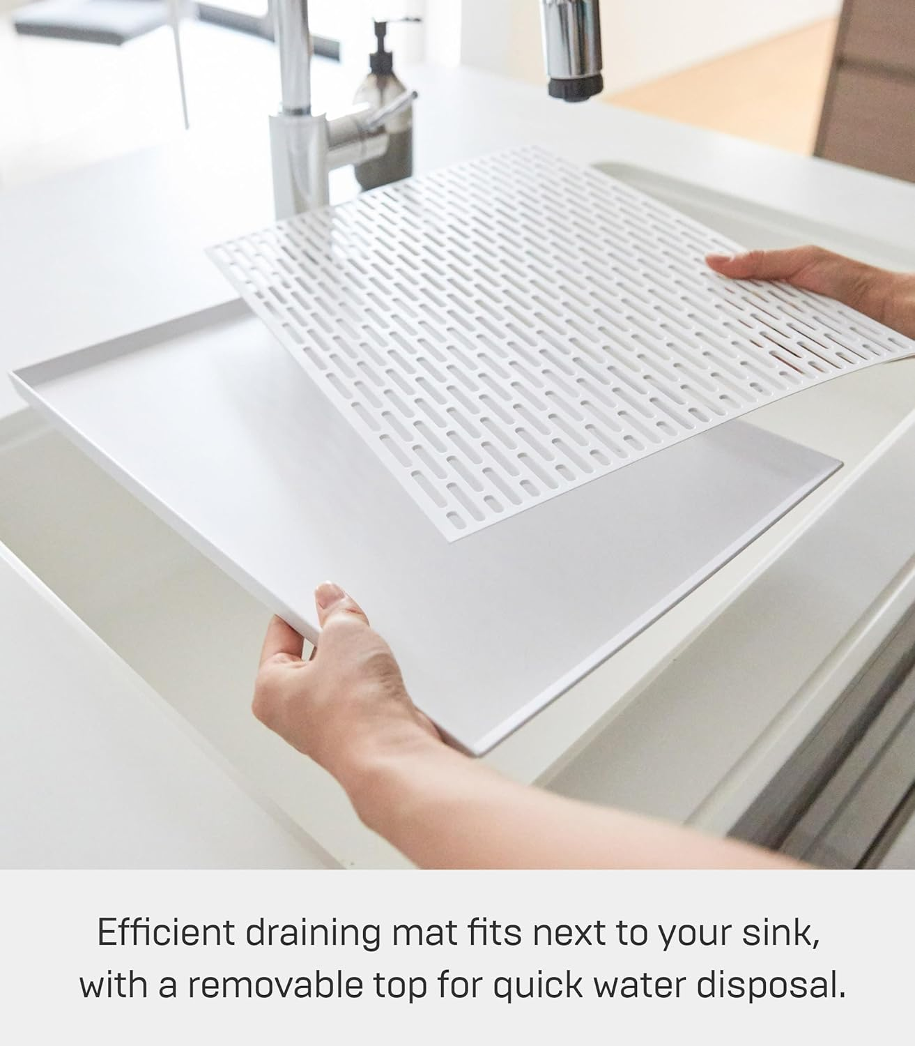 Tower Wide Glas & Mug Drainer WH image number 3