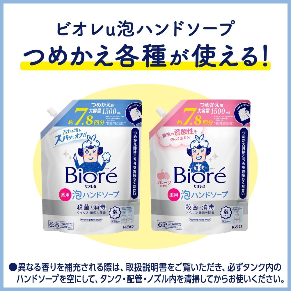 Bioreu Automatic Foam Hand Soap, Main Unit + Refill 15.2 Fl Oz (430 Ml), Hand Soap, Foam, Auto Dispenser, for Kitchen and Washbasin image number 2