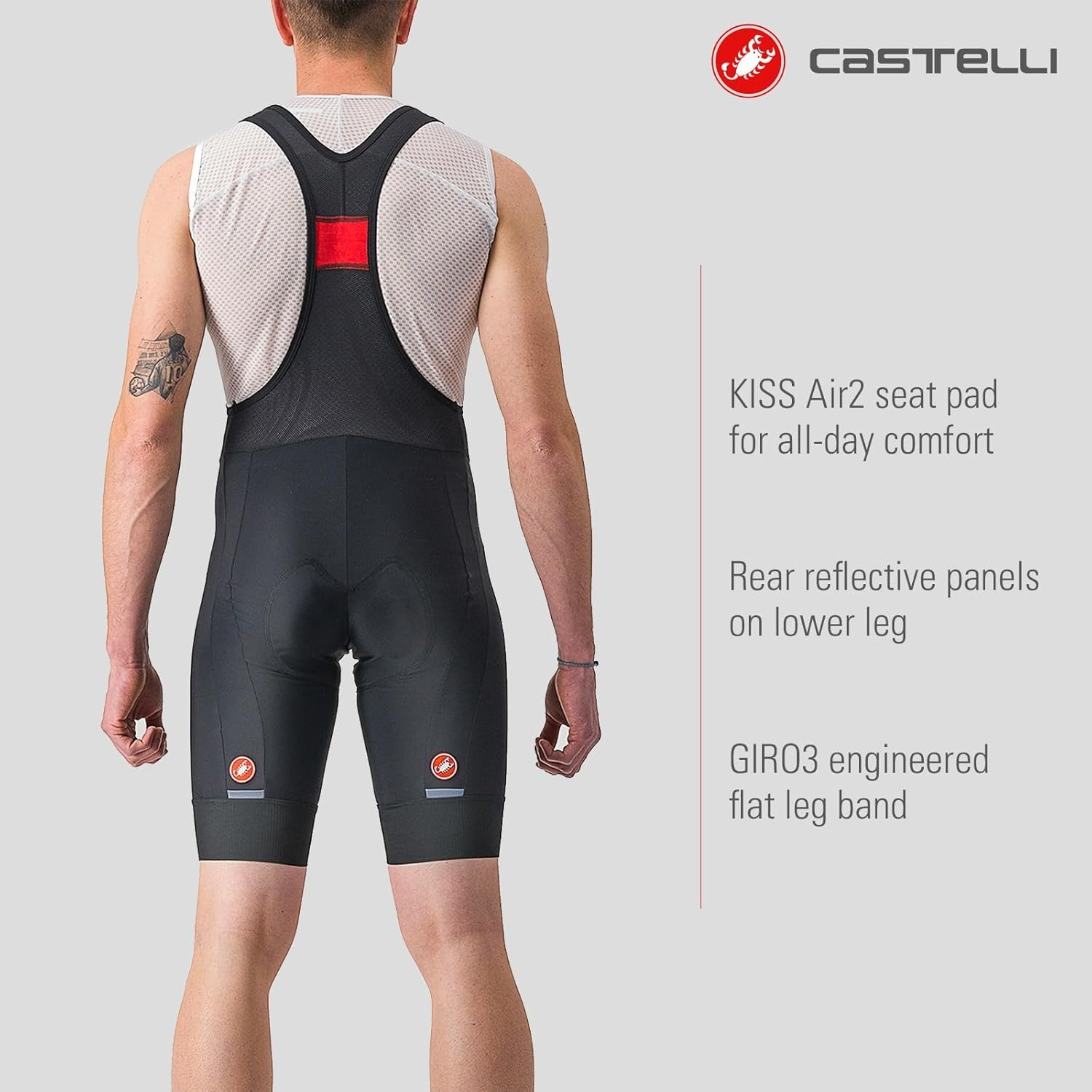 CASTELLI Entrata 2 Men'S Bibshort Shorts image number 3