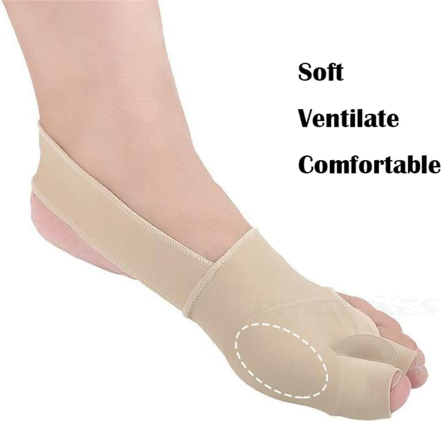 Bunion Straightener Protector Relief Sleeve W/Gel Bunion Stretchy Pads Cushioned Splint, Bunion Cushions,Orthopedic Hallux Valgus Overlapping Corrector Bootie Guard Hammer Toe Pain Aid Surgery Treatment 2 Pcs image number 4