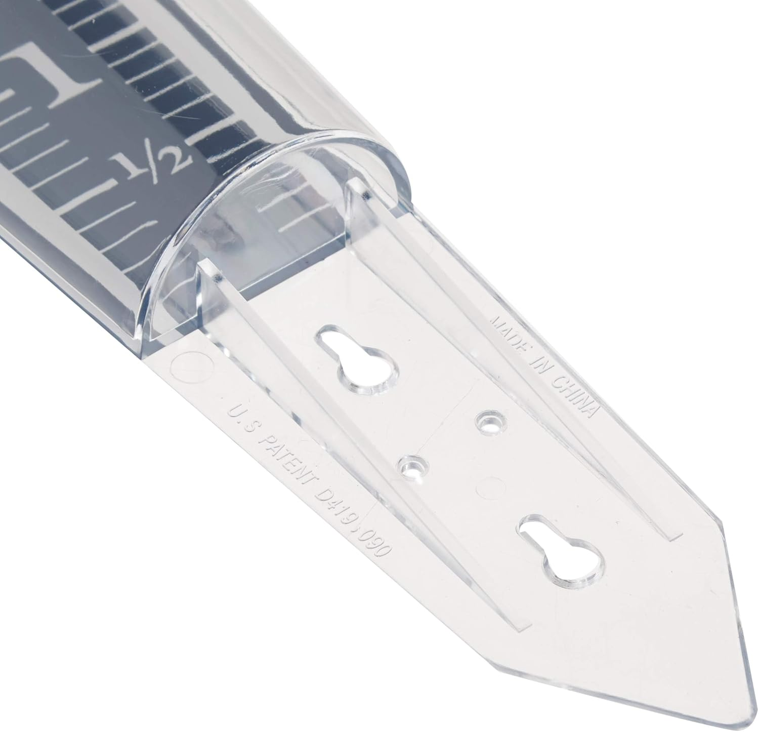 Vervesourced 5" Capacity Easy-To-Read Magnifying Rain Gauge, Acrylic (00850A3) image number 3