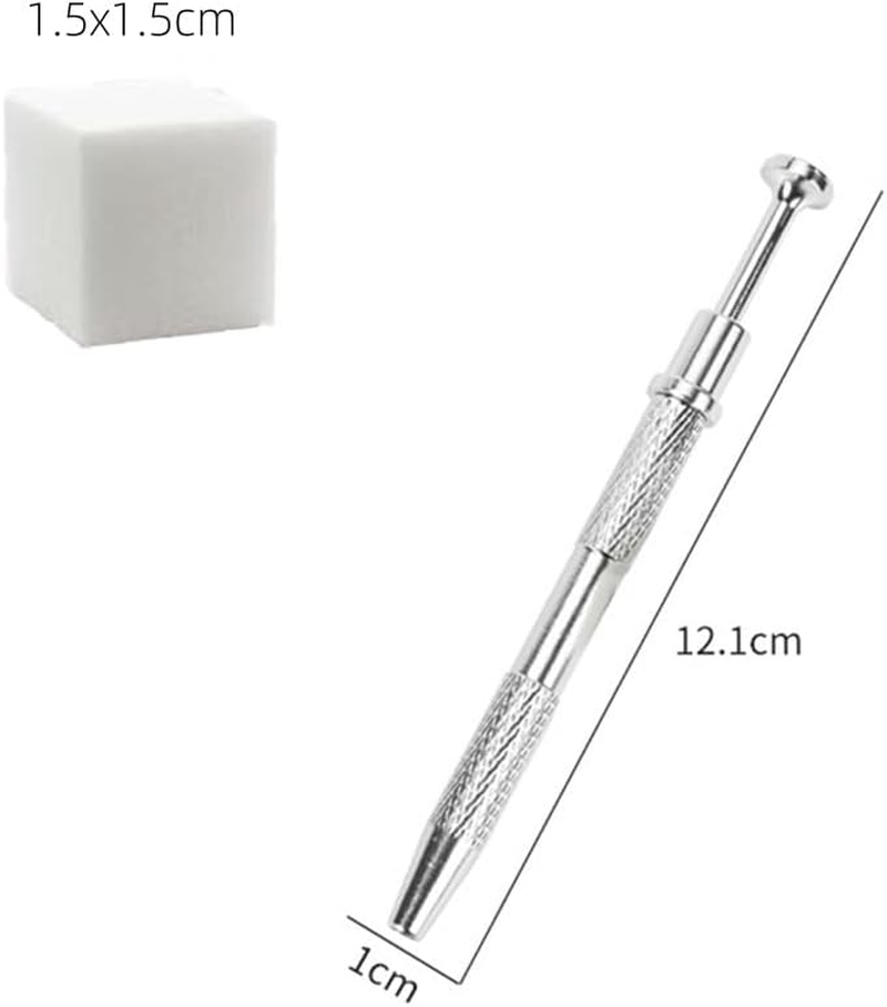 50Pcs Soft Nail Sponges, 1Pcs Nail Art Sponges with Grabbing Pen,Nail Sponge Nail Art Tool Facial Sponge Nail Art Brushes Tools Not Sticking Hands Powder Puff, Professional Accessories Supplies image number 4