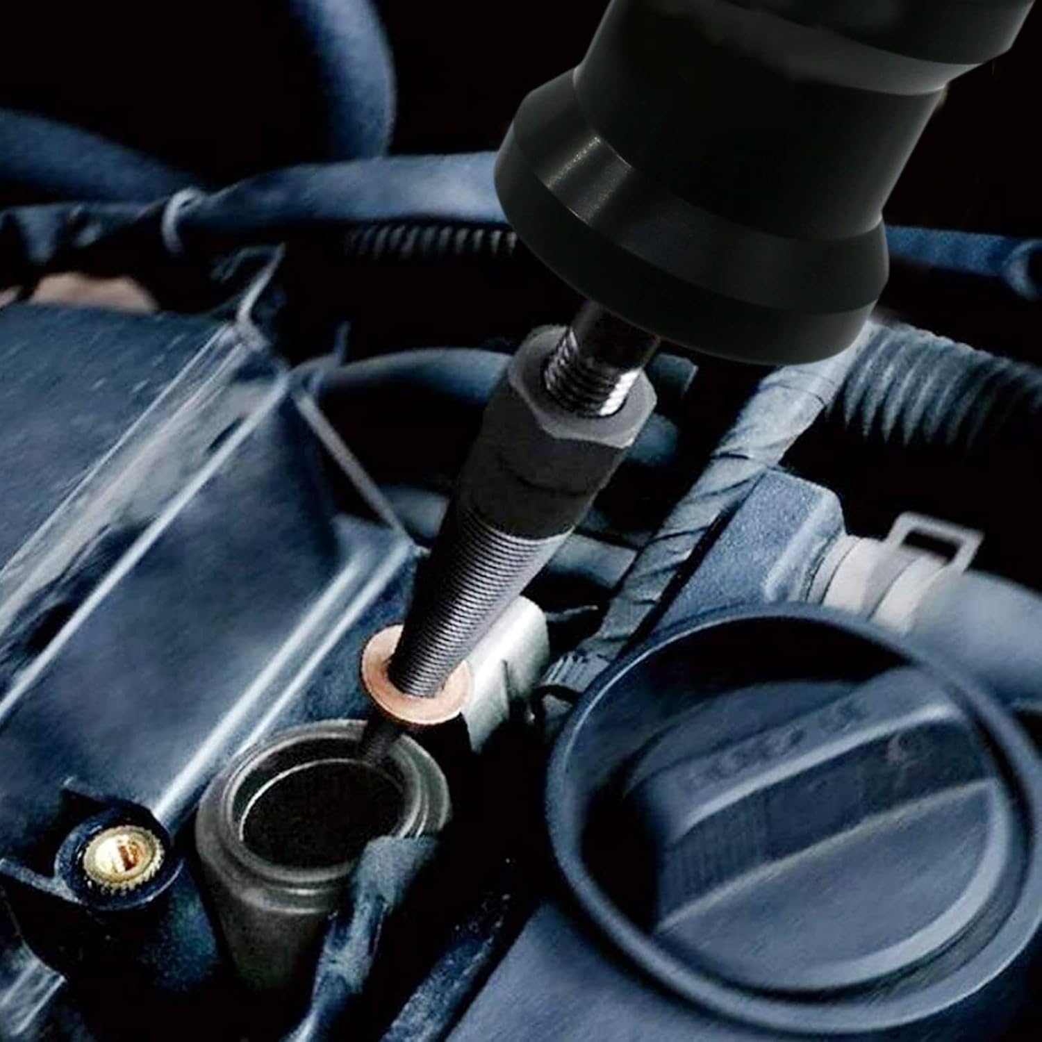 Xituanyuan Injector Seal Ring Puller Tool, Injector Seal Ring Remover for Removing Seal Ring (5-15Mm) with Slide Hammer image number 1