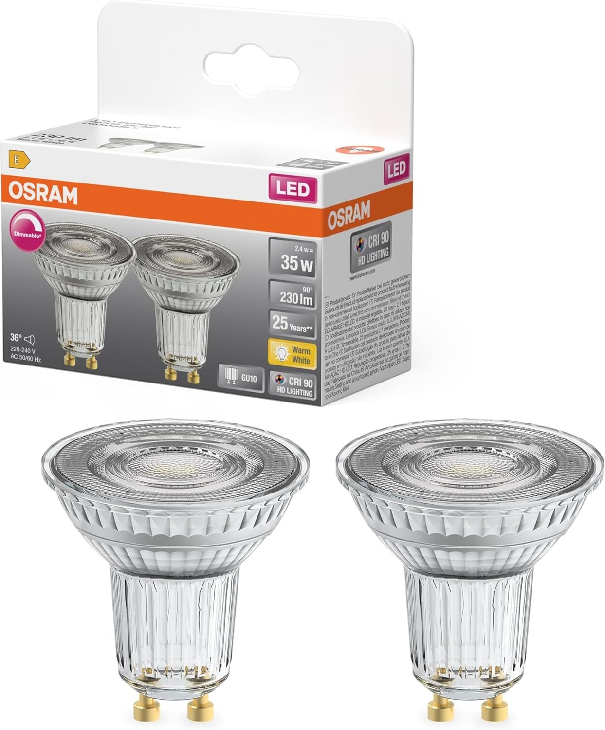 OSRAM LED Superstar PAR16 2.4 W 927 GU10 image number 1