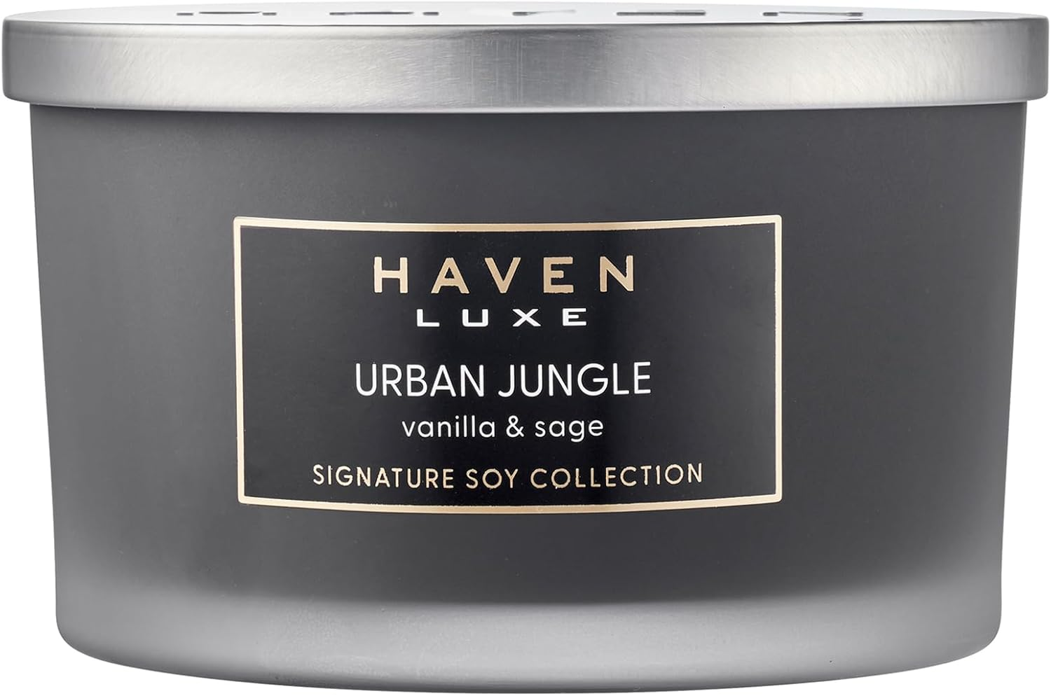 Haven Vanilla & Sage Scented Candle in Glass Jar - Clean-Burning Soy Wax Blend with Natural Cotton Wick - Long-Lasting Aromatherapy Candle for Home Decor & Fragrance image number 3