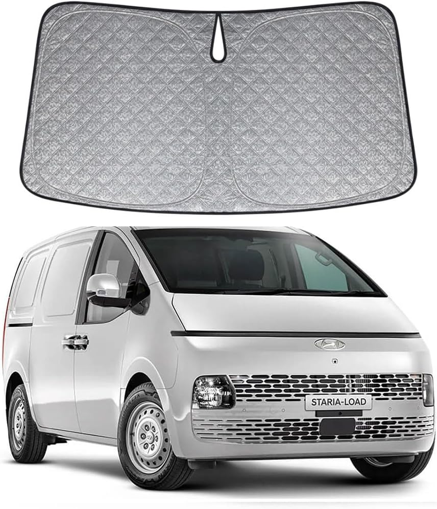 OTTO Shade 6 Layers Thick Windscreen Sunshade for Hyundai Staria Load People Movers 2021-2024 Premium UV Protection Foldable Windshield Sun Visor Heat Shield Cover Make Car Cooler