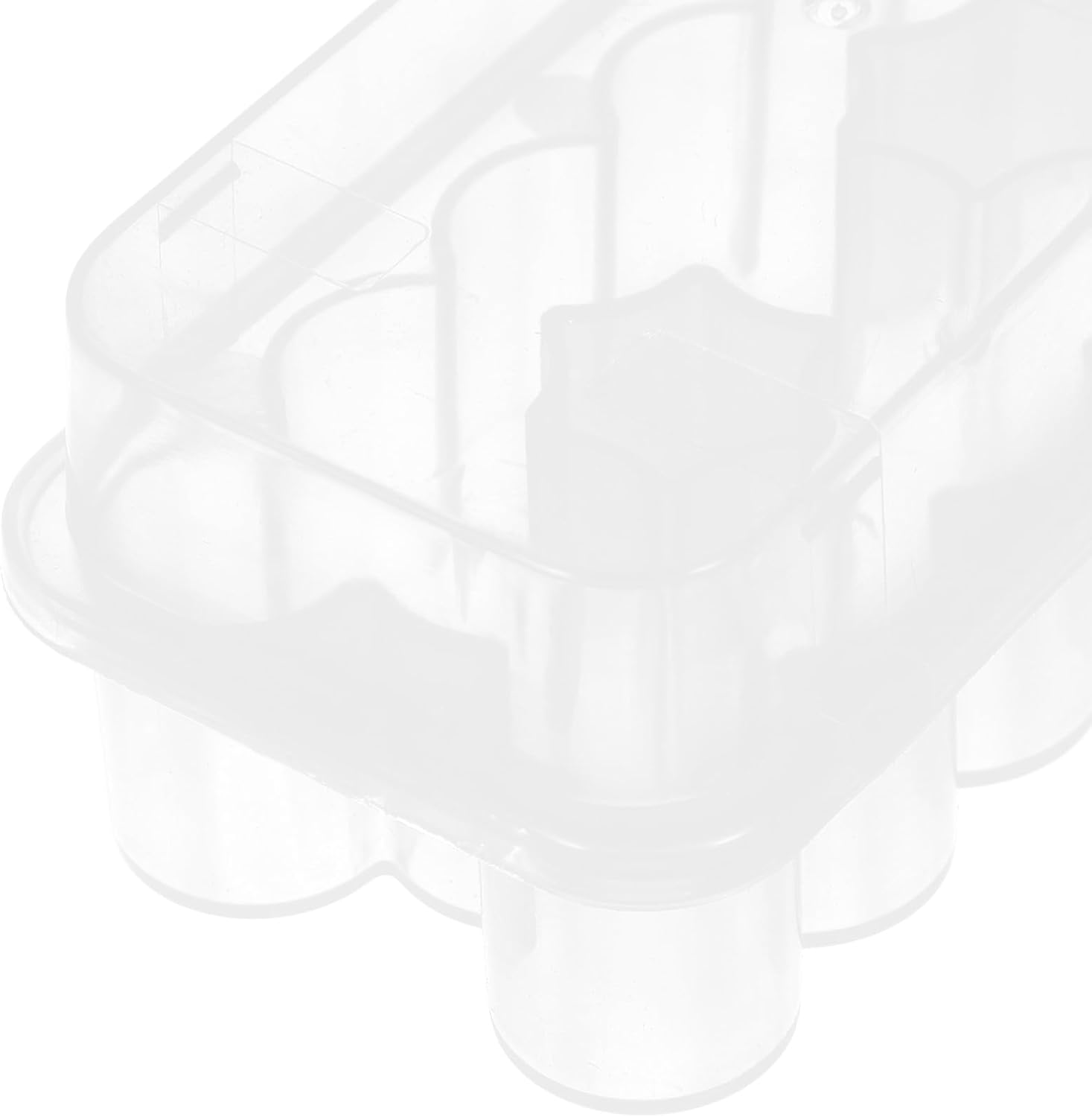 Sewroro Plastic Vial Storage Box, 3Ml Freezer Vial Microtube Organizer Case, 24 Slot Clear Storage Container, for Essential Oils, Home and Laboratory Use image number 6