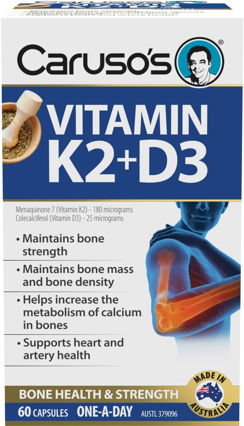 Caruso'S Natural Health Vitamin K2 + D3 60 Capsules image number 1
