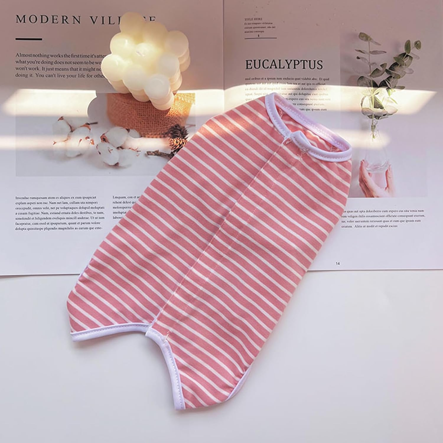 Diiwmme Cat Recovery Suit Post Surgery Cat Recovery Onesie Medical Vest Cone E-Collar Alternative Cat Pajama Suit anti Leak Surgery Suit for Small image number 3