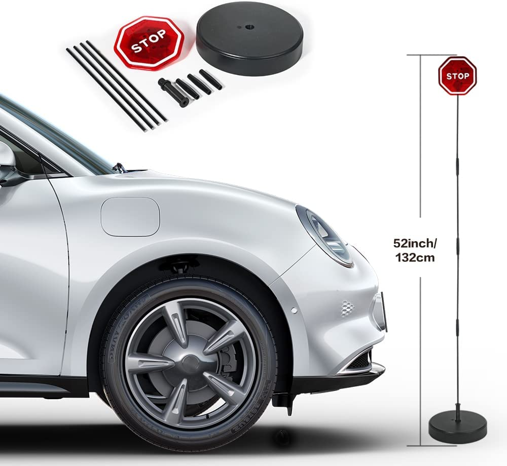 Smart LED Parking Stop Sign - Garage Flashing Warning Light with Parking Assistant and Flashing Signal for Garage TCTX001 image number 1