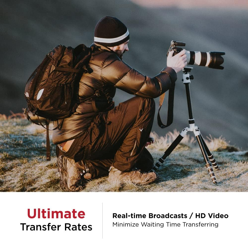 Gigastone 256GB SD Card, Camera Plus, V30 SDXC Memory Card High Speed UHD Video Compatible with Canon Nikon Sony Pentax Kodak Olympus Panasonic Digital Camera, with 1 Mini Case image number 1