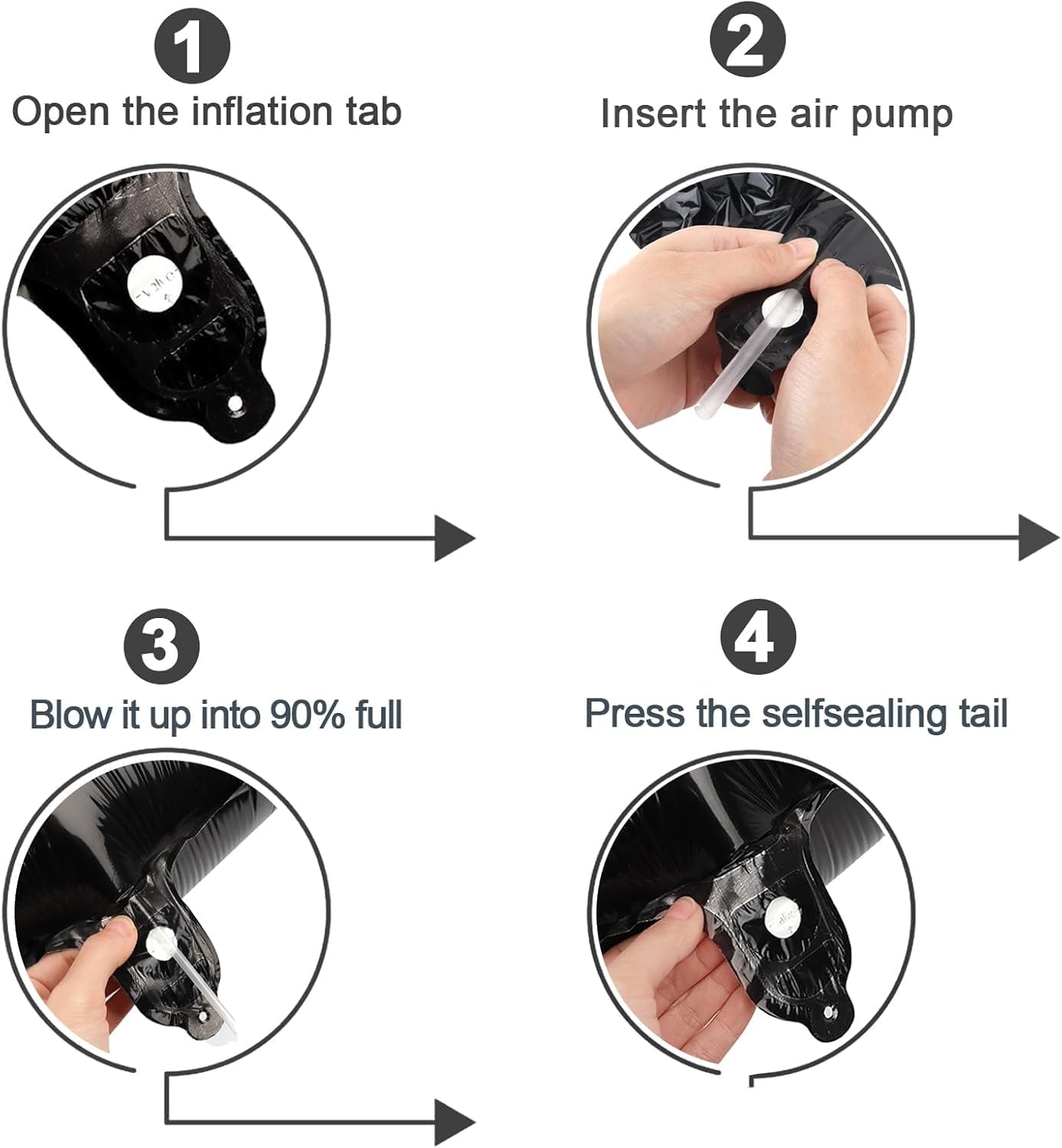 40-Inch Black Number 1 Balloon &ndash; Giant Helium Balloon for First Birthday, 10Th, 21St, and Milestone Celebrations &ndash; Large Foil Number Balloon for Party Decorations