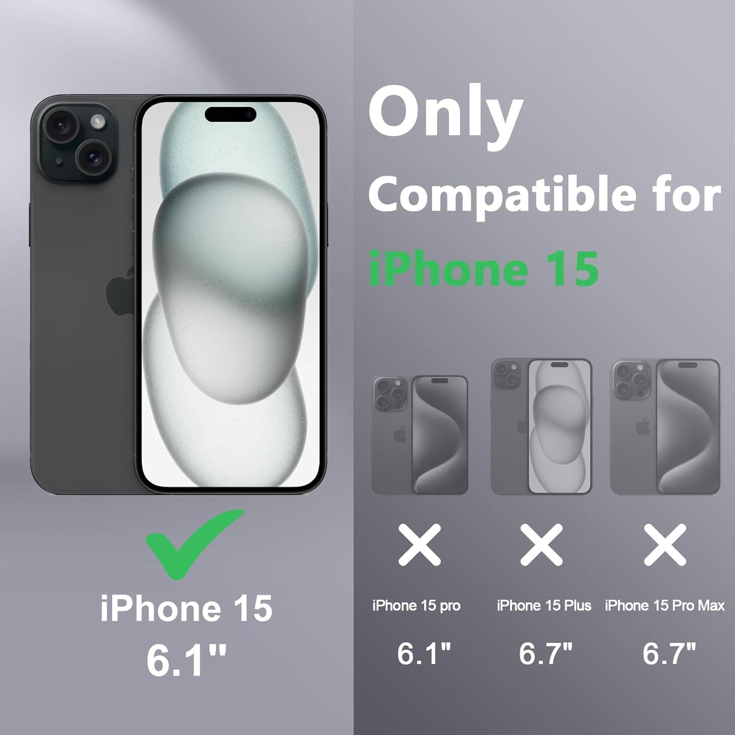 Magnetic Case for Iphone 15 Case, [Compatible with Magsafe] Drop Protection Skin-Friendly Shockproof Protective Translucent Matte Case Cover for Iphone 15 - Brown image number 6