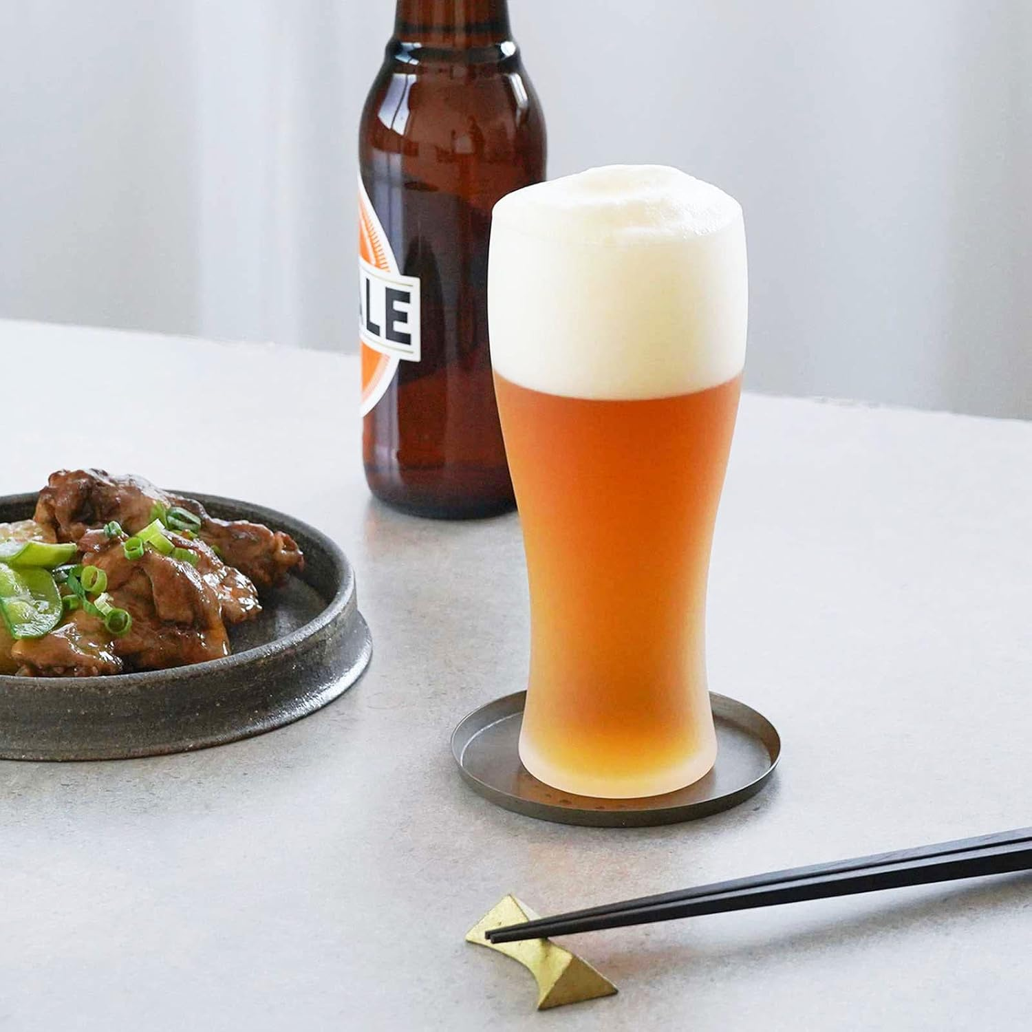 Toyo Sasaki Glass Beer Glass, Frothing Beer Glass, Tumbler, 12.2 Fl Oz (360 Ml), Made in Japan, Dishwasher Safe, Glass Cup, Cup, Gift, Present, Respect for the Aged Day, Father'S Day, Mother'S Day, image number 5