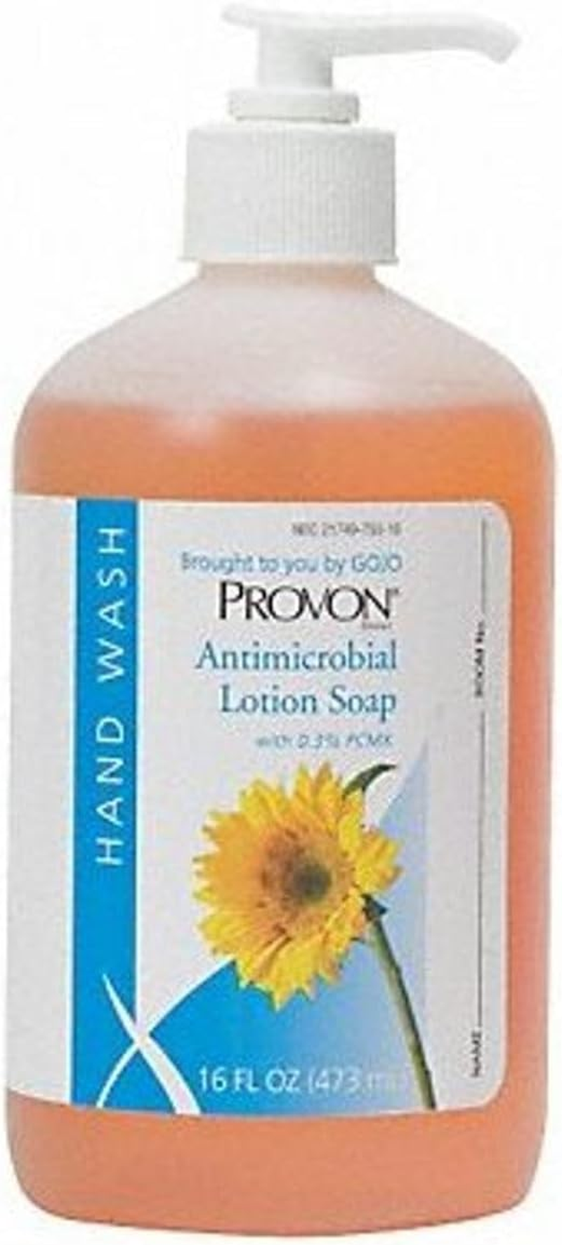 Medicated Antimicrobial Lotion Soap, Size 16 Oz, Provon #4303