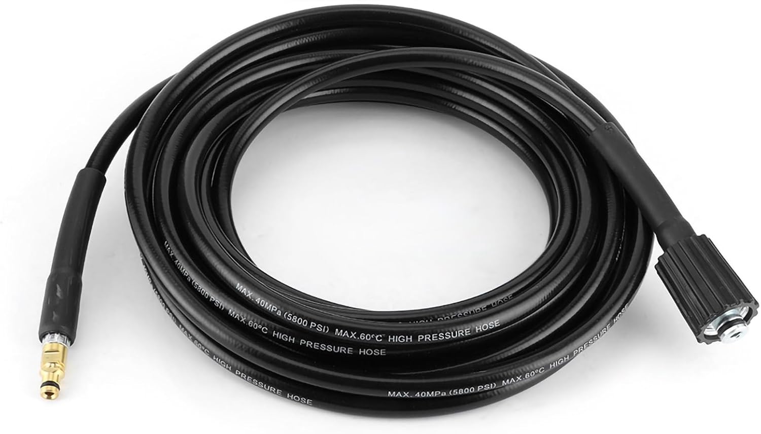40Mpa 5800PSI Auto Washer Hose, High Pressure Water Cleaning Rubber Pipe for Karcher K2 K3 K4 K5 (15M / 49.2Ft) image number 2