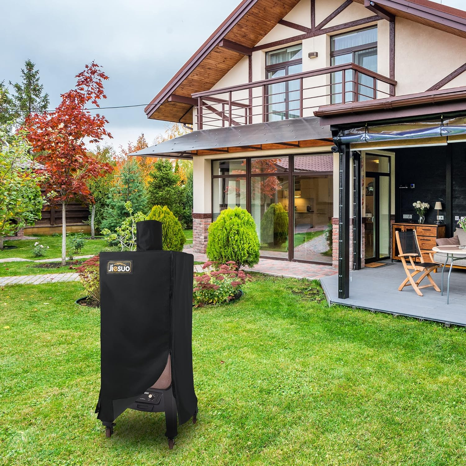 73351 Heavy Duty Waterproof Cover for Pit Boss Smoker Grill image number 3