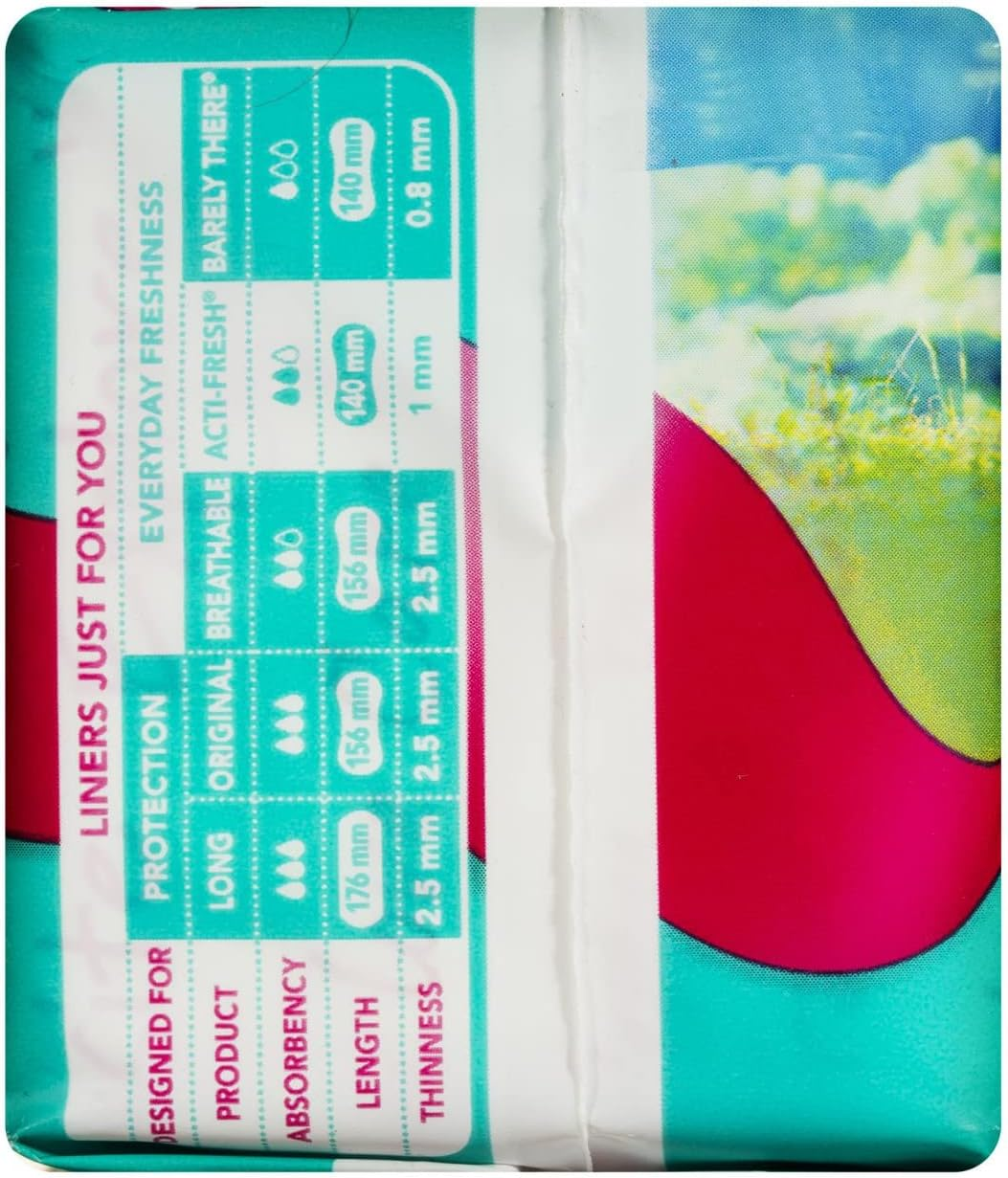 Carefree Tea Tree Acti-Fresh Liners (Pack of 20)