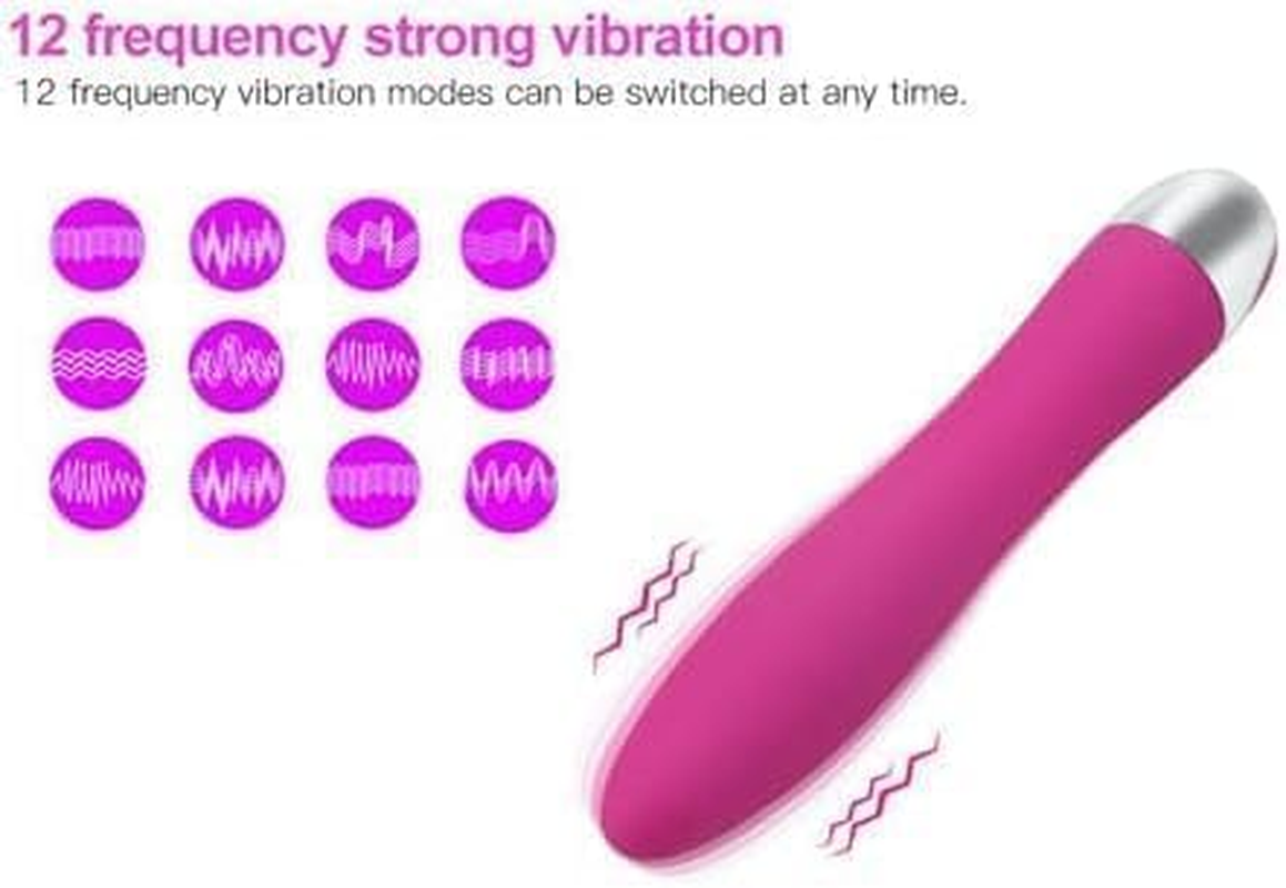 Handheld Portable Quiet 10 Speeds Personal Bullet Massage Rod Powerful Mini Stick Portable Silicone Massage Ball for Women Pleasure, Electric Strong Shock Bullet Setting for Relax, C