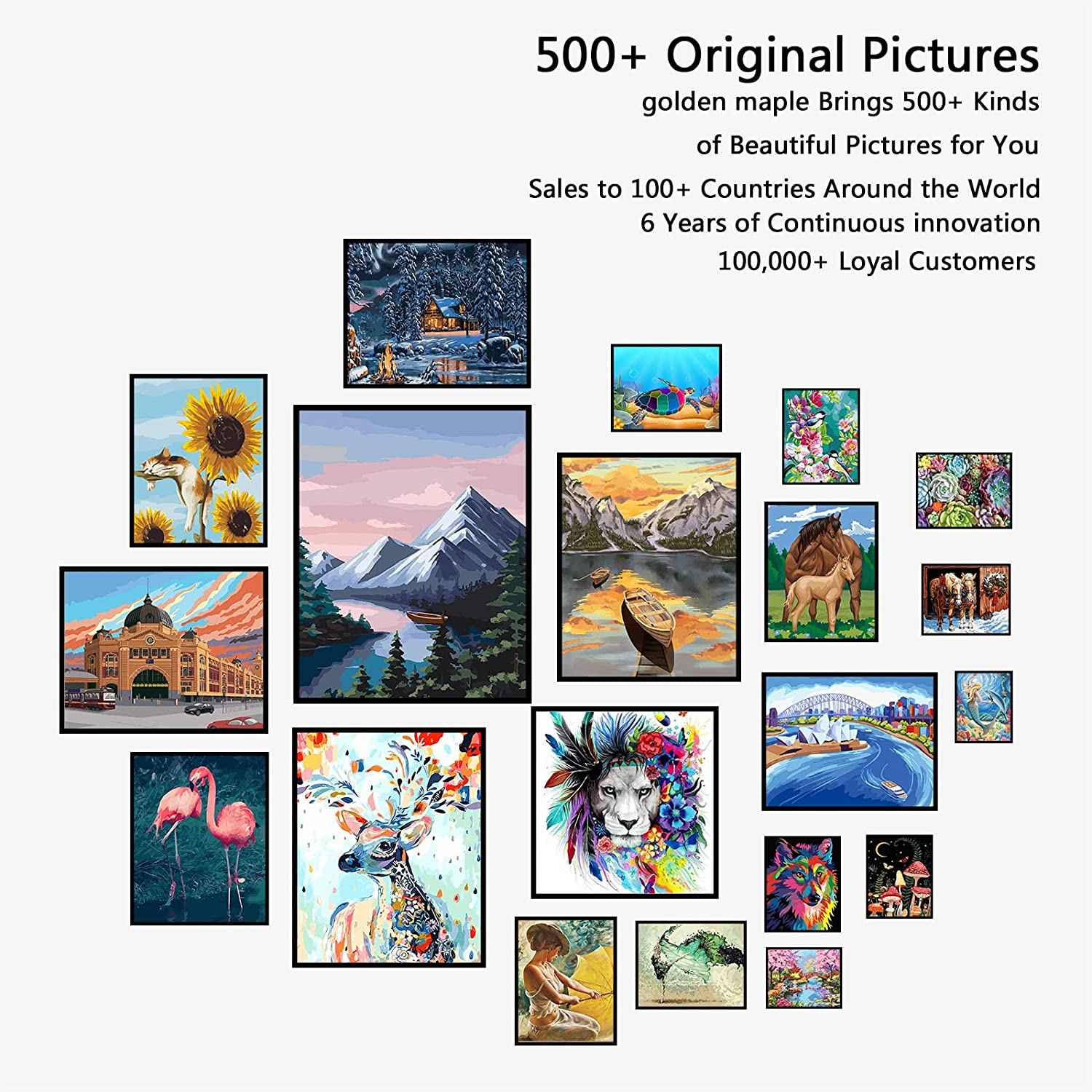 Paint by Numbers - DIY Digital Canvas Oil Painting Adults Kids, Paint with Number Kits, Digital Painting, Numbers Painting, Painting Numbers Adults for Home Decorations - Paris Hotel 16 * 20 Inch image number 5