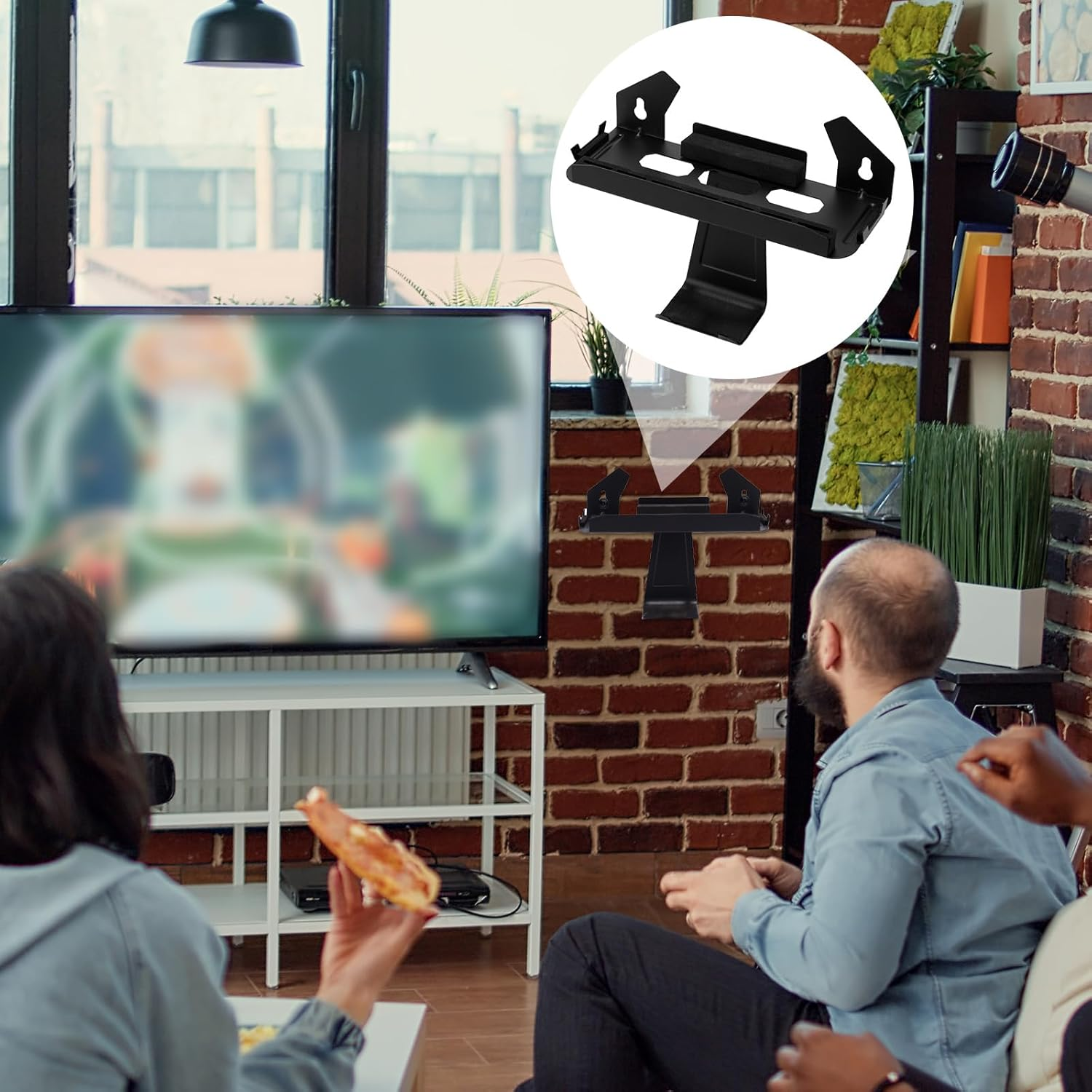 Wall Mount Holder Kit, Metal Storage Shelf Console Controller Organizer Compatible with Switch 2 Wall Mount Kit for Hanging Controller (Black) image number 4