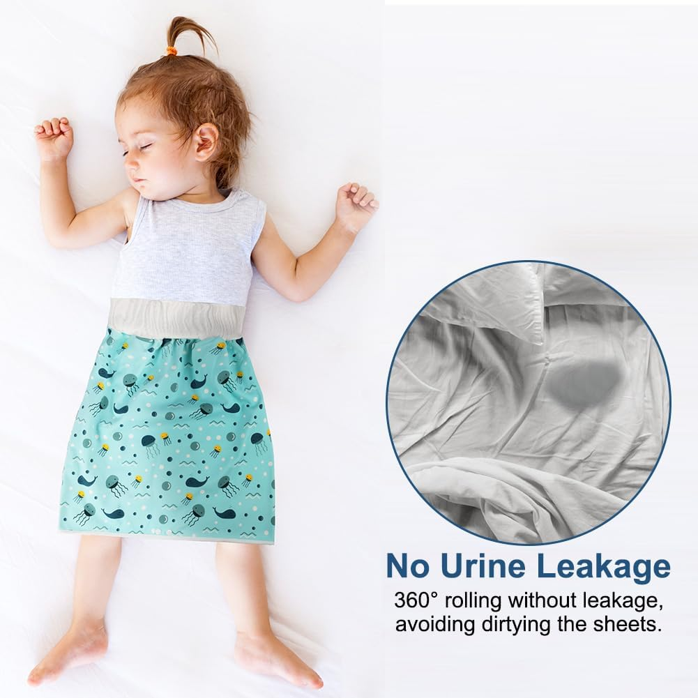 Girls' Boys' Potty Training Pants, 2 Packs of Child Learning Panties, Leak-Proof Baby Girls and Boys for Babies