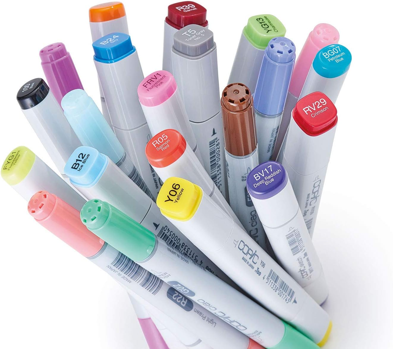 Copic Ciao Coloured Marker Pen - (Y-06) Yellow, for Art & Crafts, Colouring, Graphics, Highlighter, Design, Anime, Professional & Beginners, Art Supplies & Colouring Books - Acid Yellow image number 7