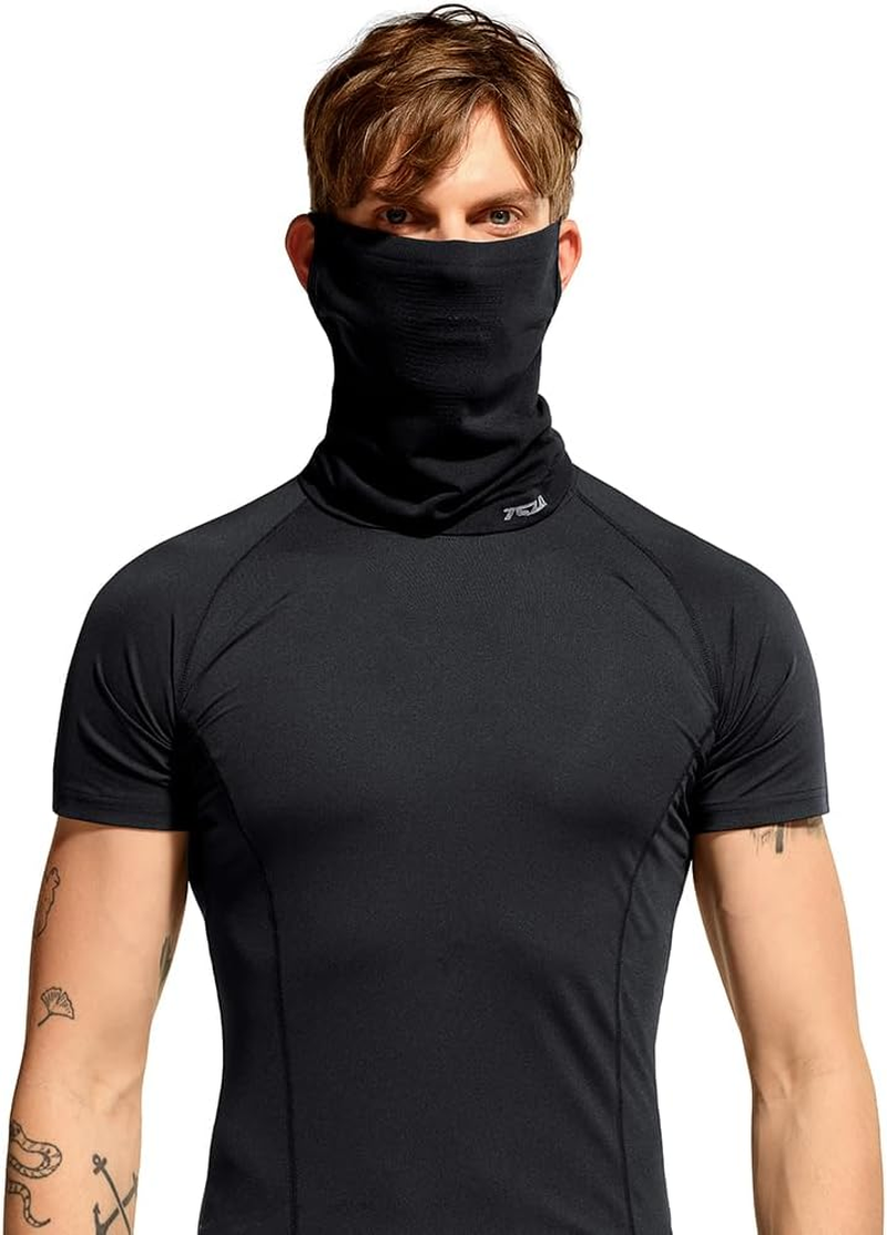 TSLA Unisex Lightweight Breathable Face Cover, UV Protection Moisture Wicking Headwear for Outdoor Sports Running, Hiking, Cycling