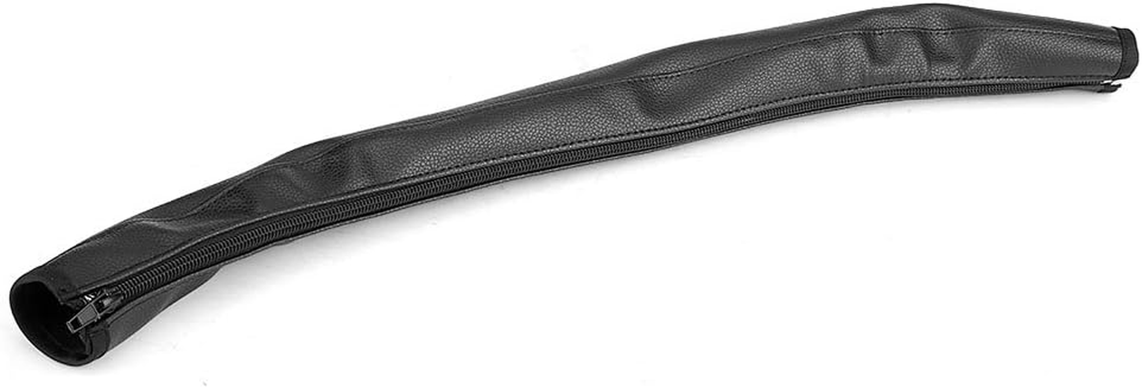 Tnfeeon Black PU Leather Baby Stroller Bar Cover, Stroller Handle Cover, Armrest Bumper Handle Bar Box/Cover, Handlebar image number 6