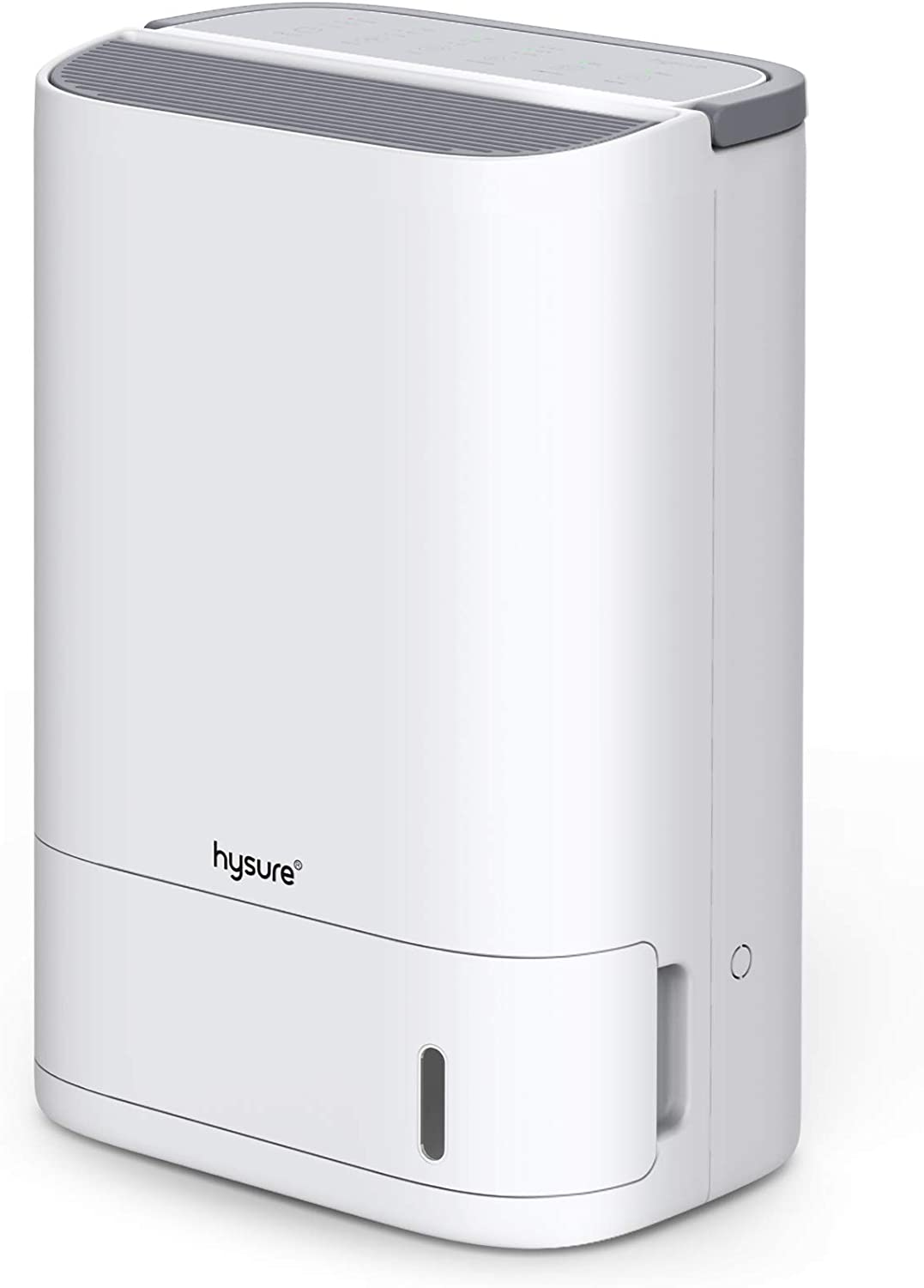 Hysure 7L Dehumidifier for Basement with Drain Hose, 2.5L Water Tank Home Dehumidifier for Damp Air, Mold, Moisture in Bathroom, Bedroom, Kitchen, Wardrobe, RV and Office-Intelligent Humidity Control image number 3