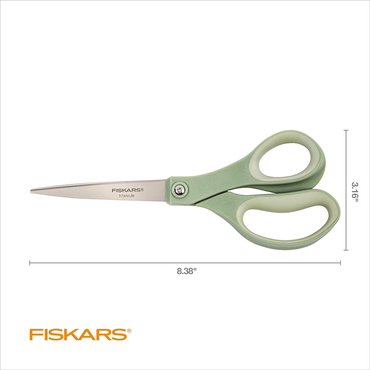 Fiskars Softgrip Titanium Scissors - Contoured Performance All Purpose - 8" Titanium - Straight Paper Scissors for Office, and Arts and Crafts - 3-Count image number 5