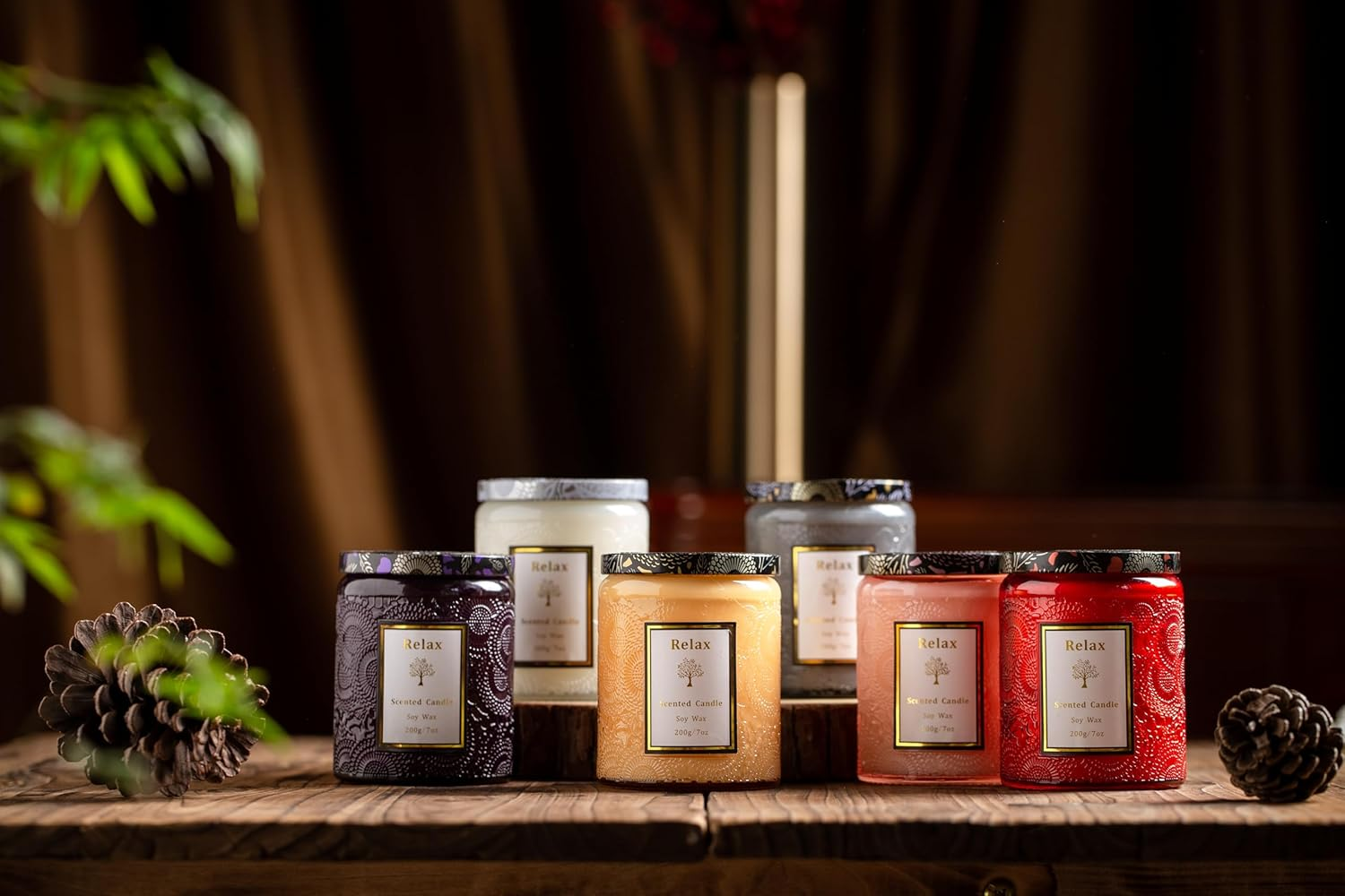 KERLJO Women Scented Candle - Mix Berry Aromatherapy Candles - Pure Natural Soy Wax Candle for Stress Relief and House Warming Gift image number 1