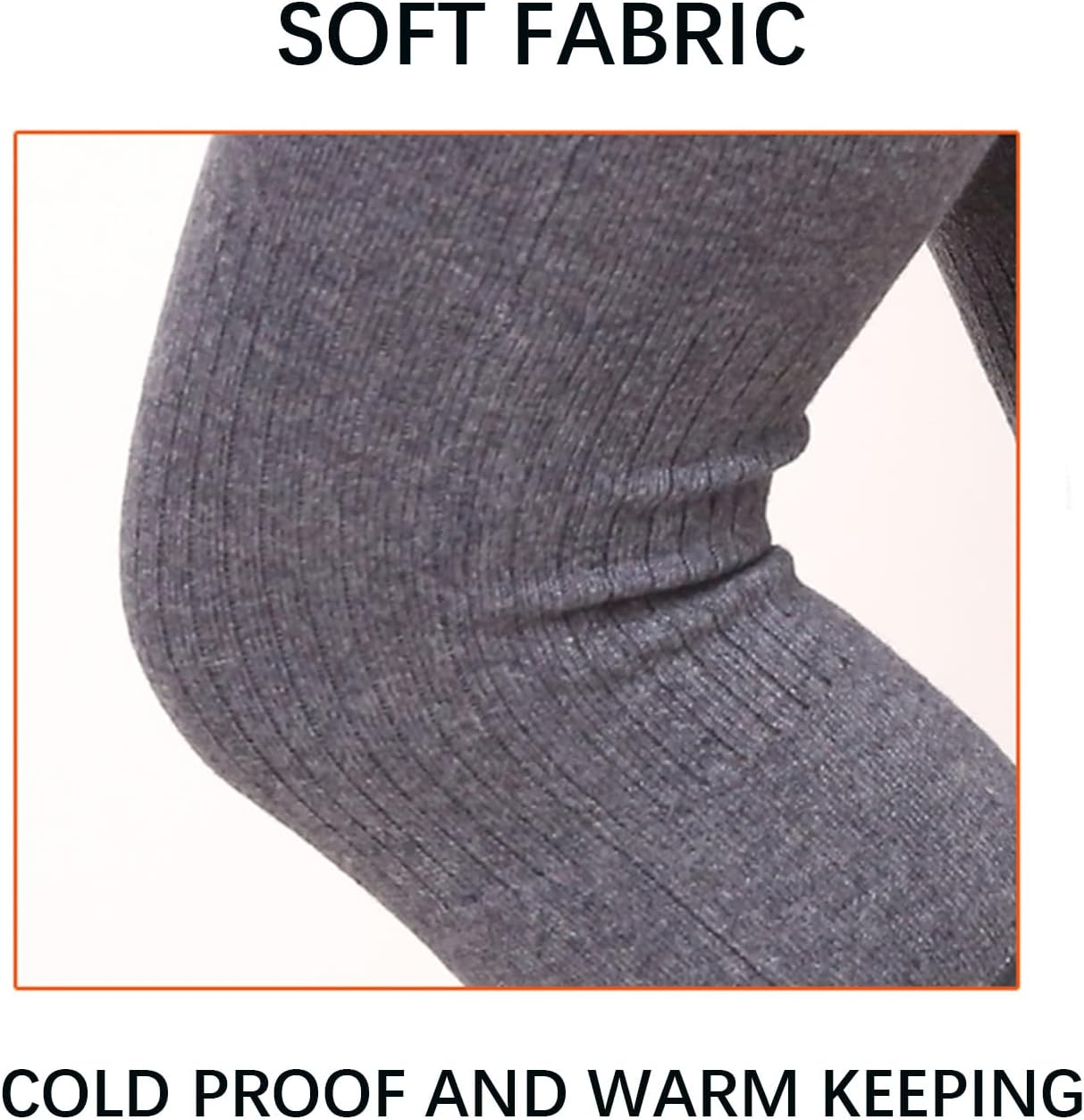 Knee Warmers,Knee Sleeves for Men Women Knee Sleeve, Support Leg Warmth in Winte and Joint Pain Relief for Arthritis Knee Thermal, Bicycle Skiing Running Knee Pads image number 3