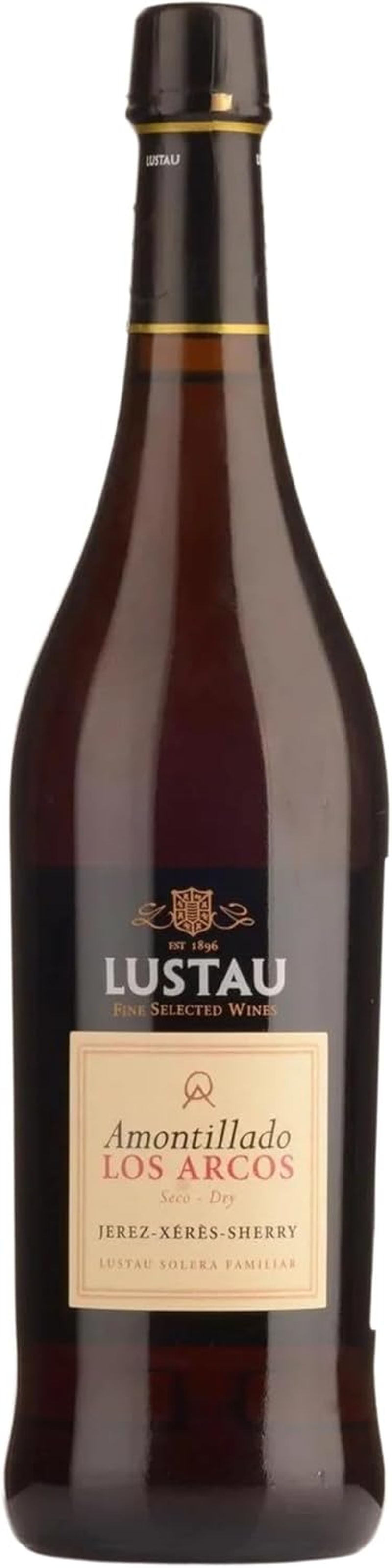 Lustau-Dry Amontillado Sherry Bottle