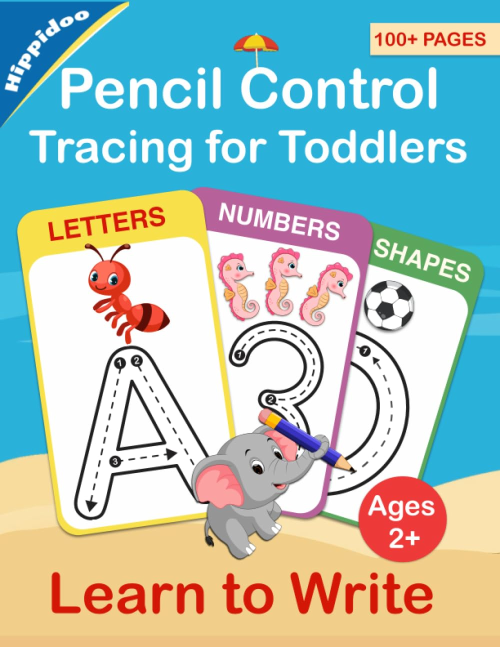 Tracing for Toddlers: First Learn to Write Workbook. Practice Line Tracing, Pen Control to Trace and Write ABC Letters, Numbers and Shapes image number 4