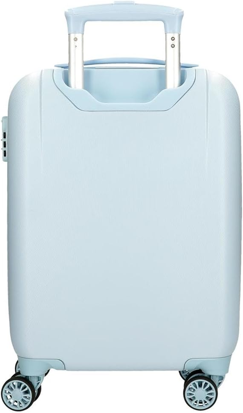 Joumma Disney Mickey Road Trip Cabin Suitcase Blue 33X50X20Cm Hard ABS Combination Lock Side 28.4L 2Kg 4 Wheels Double Luggage Hand Luggage, Blue, Cabin Suitcase, Blue, Cabin Suitcase image number 2