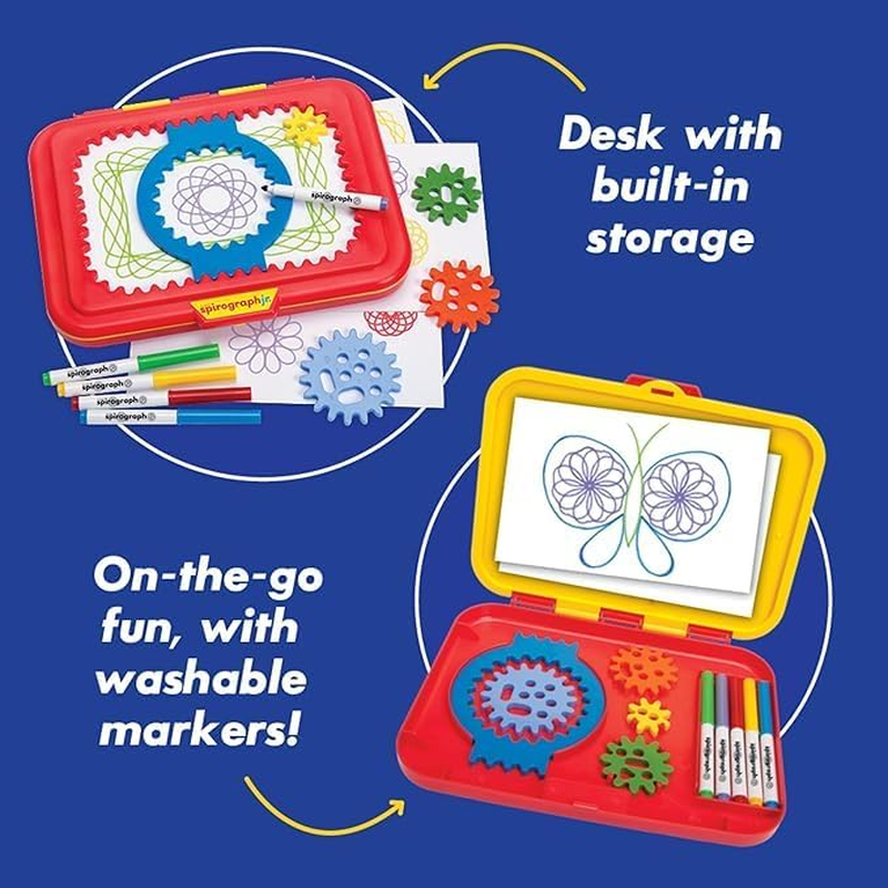 Goliath Far East | Spirograph Junior | Drawing Kit with Jumbo Gears | Ages 3+ image number 1