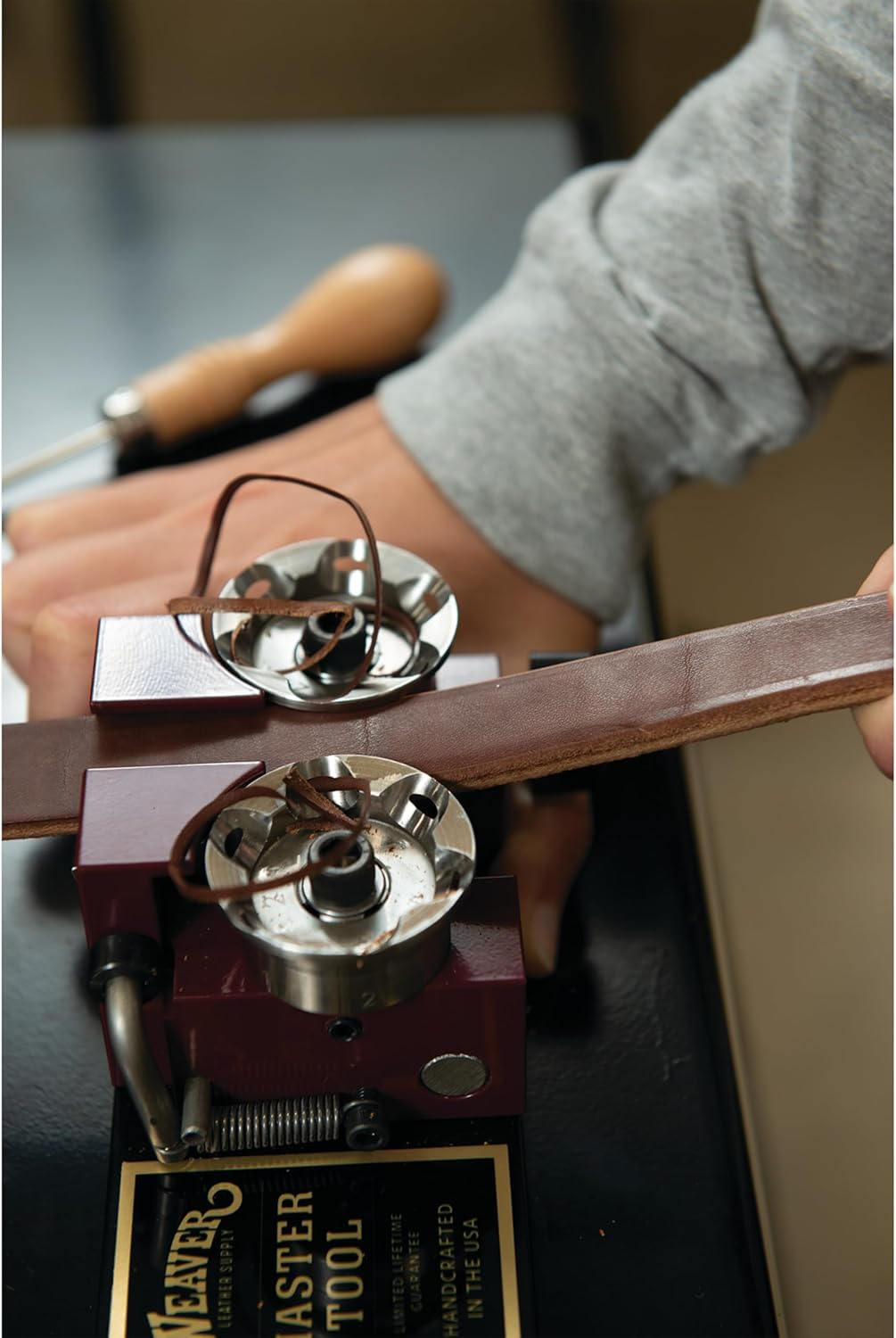 Weaver Leather Economy Hand-Operated Bluegrass EZ Edge Strap Edger image number 2