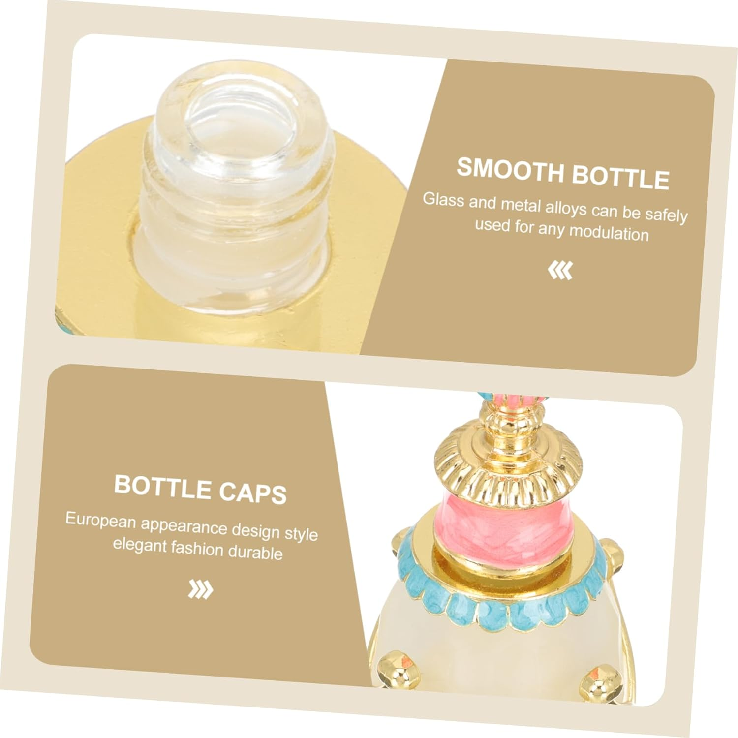 Refillable Essential Oil Bottle Aroma Perfume Bottle Screw Cap for Home Fragrance Car Perfume image number 1