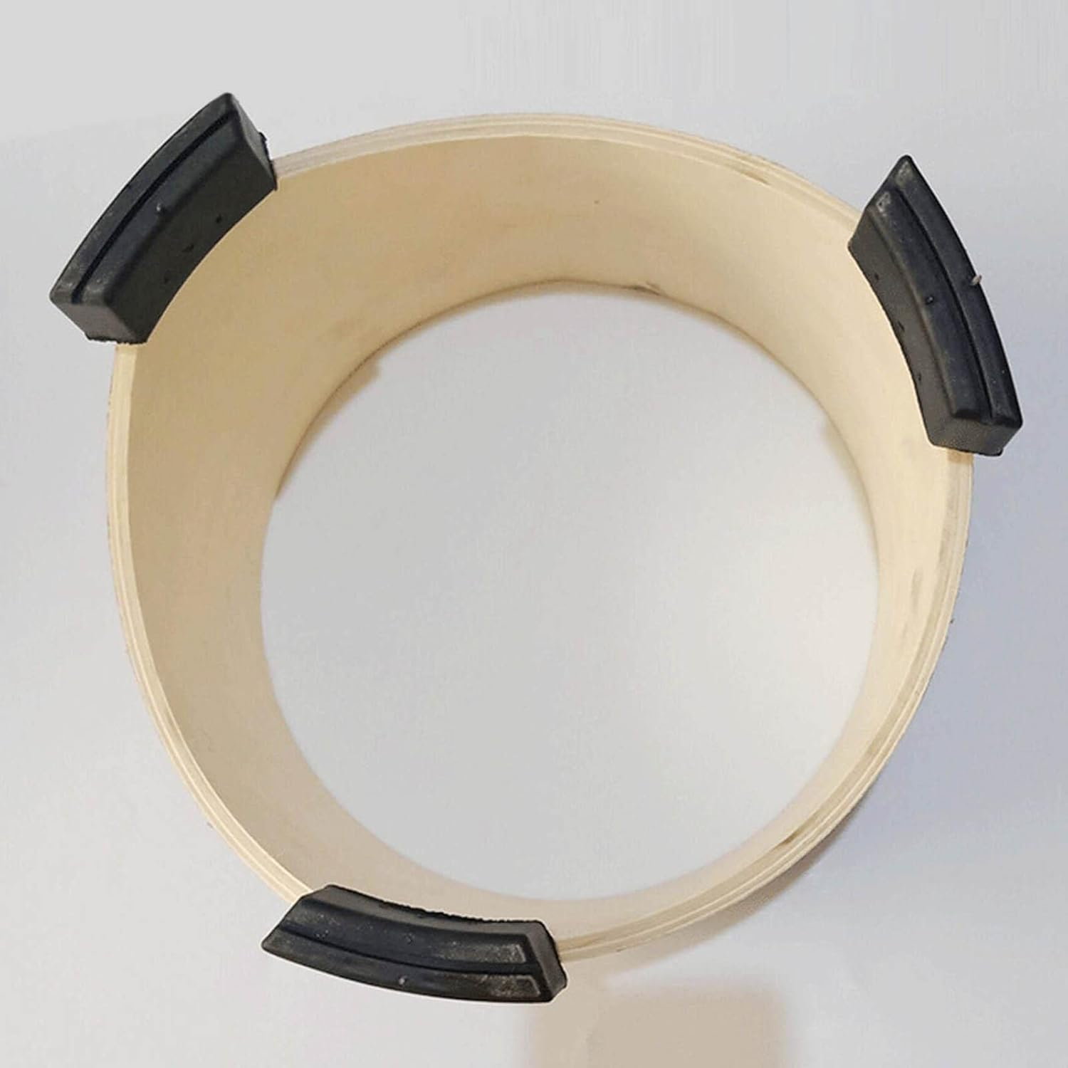 Oshhni Wood Ground Drum with 2 Drumsticks Developing Musical Talents Gift Rhythm Percussion Bongo Drum for Children, 8" image number 3