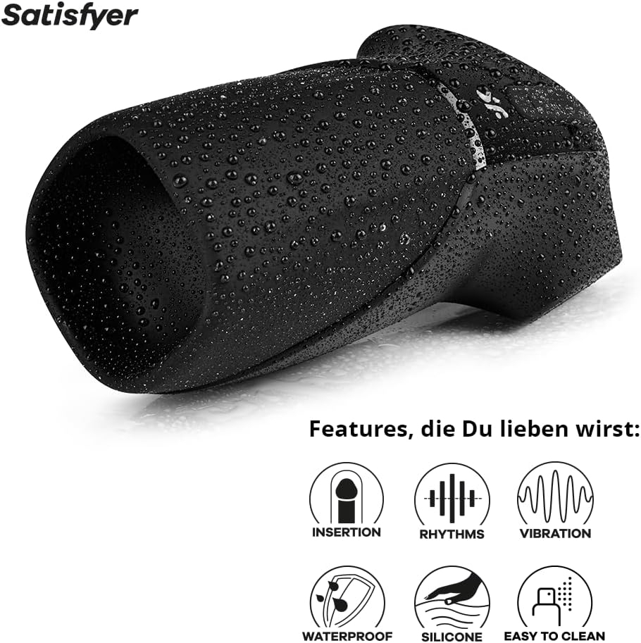 Satisfyer Men Vibration, Black image number 6