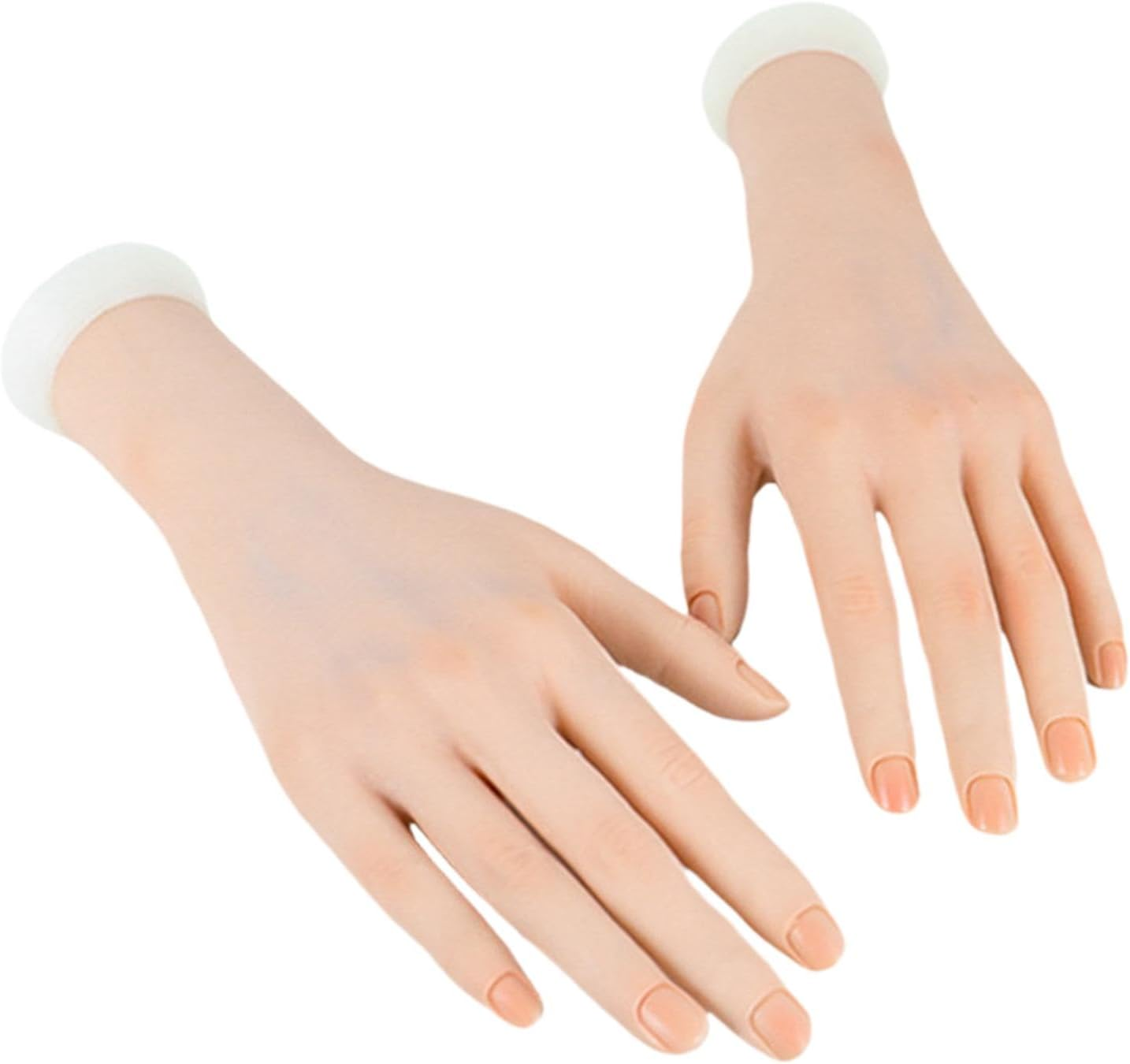 Practice Mannequin Hand Practice Hand for Acrylic Nails Soft for Photo Props