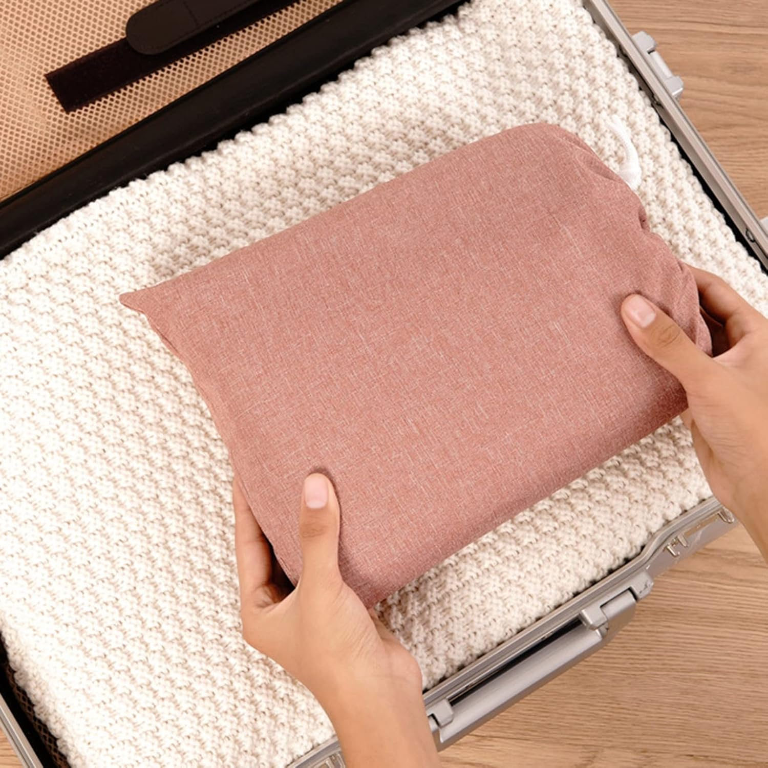 Collapsible Foot Basin with Handles, Zipper Portable Foot Soak Tub, Large Capacity Home Pedicure Foot Spa Bucket for Travel, Camping Washing (Color : Beige, Size : 72X32Cm) image number 1