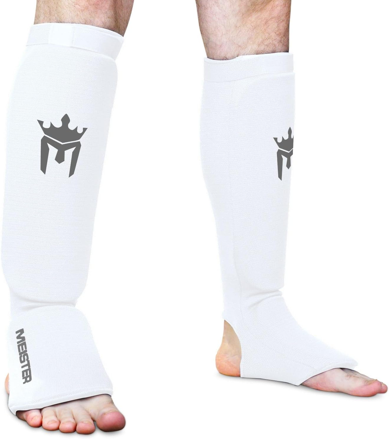 Meister MMA Elastic Cloth Shin & Instep Padded Guards (Pair) image number 5